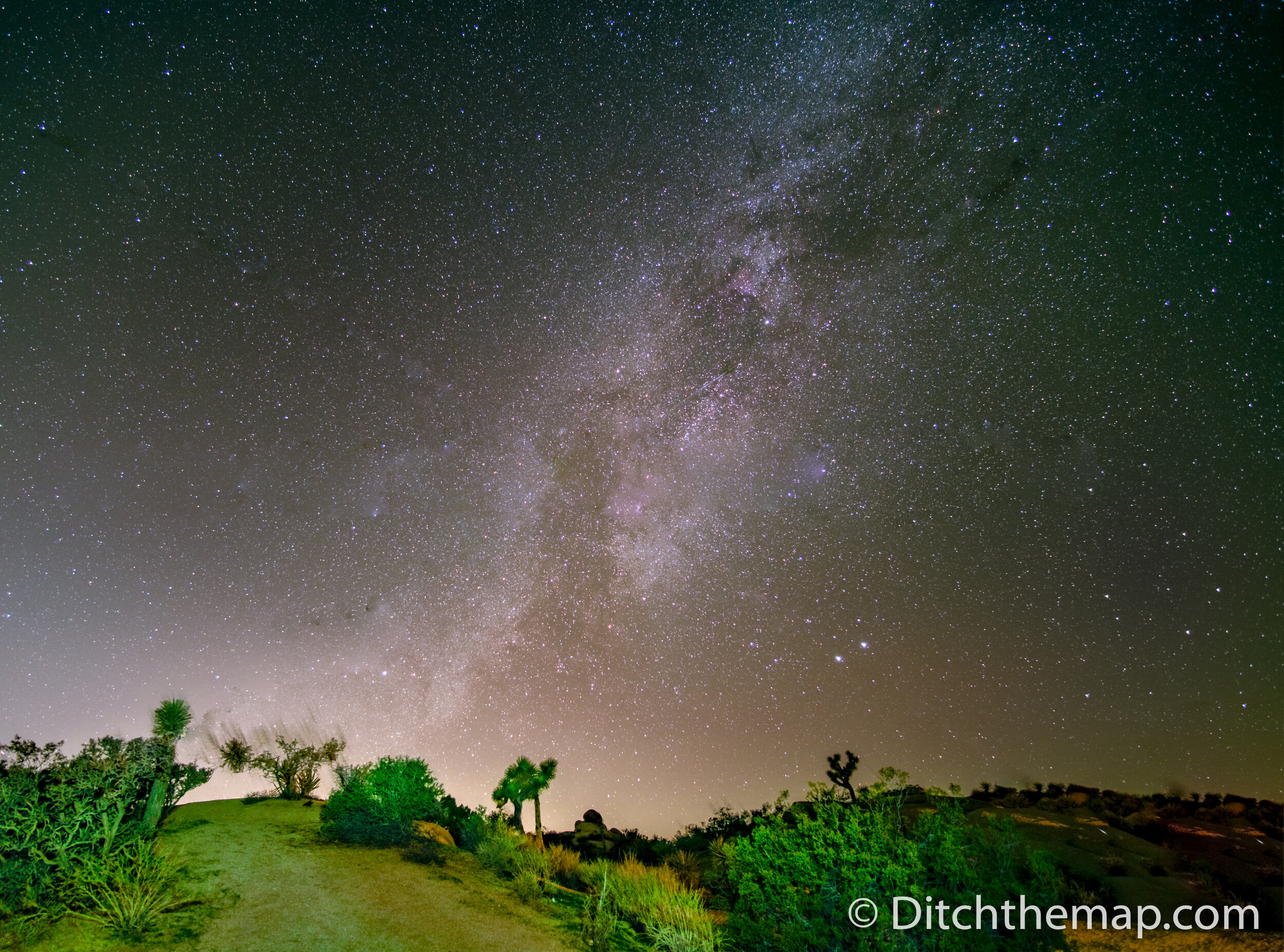 Milky Way Starscape in South East California