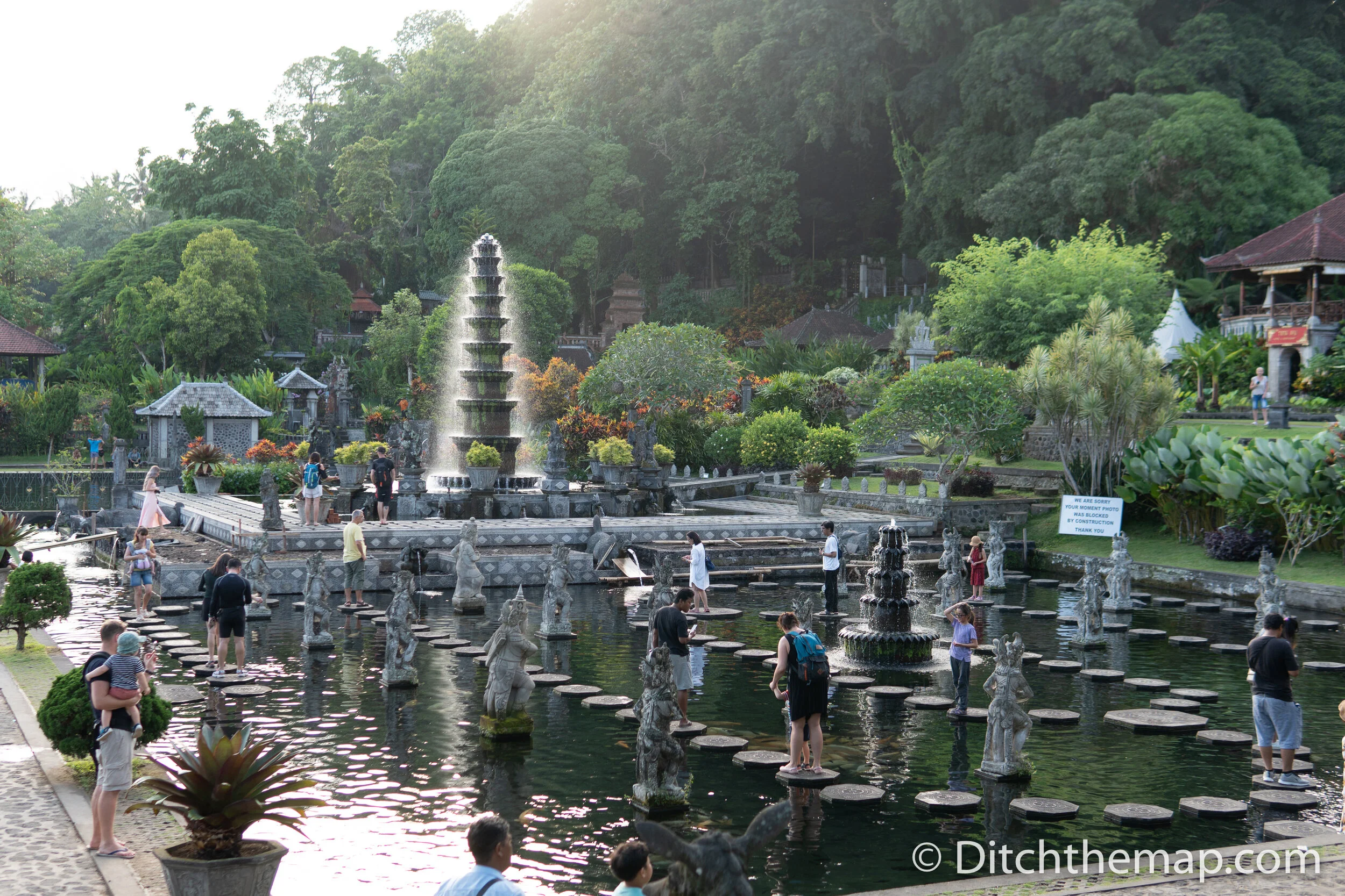 Visiting Hindu Temple in Eastern Bali, Indonesia