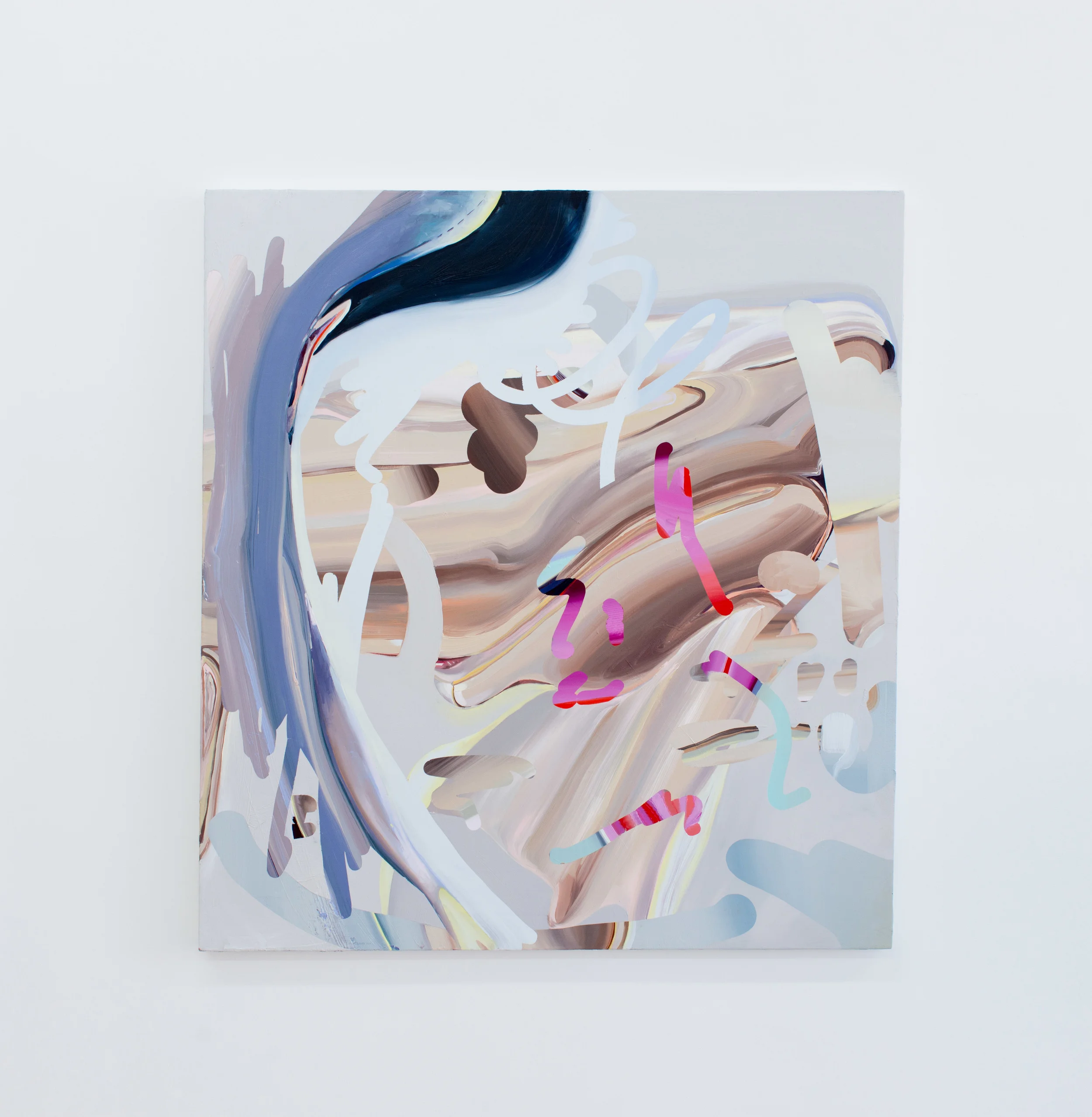 Ilana Savdie Facewaver No. 1 , 2015 Oil on canvas 48 x 44 inches