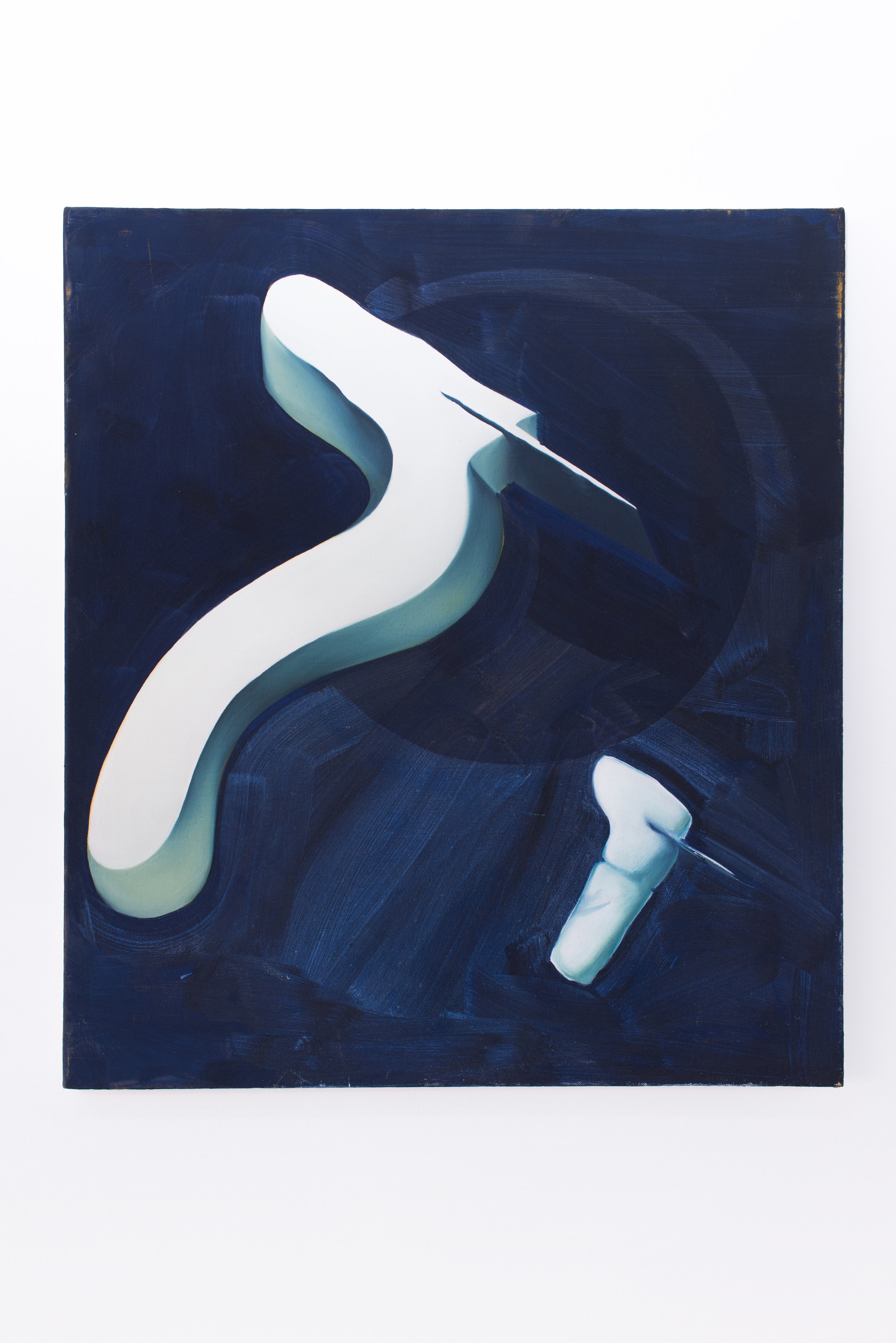 Caitlin Macbride Wood Carving Tools, 2014 Oil on canvas 23.75 x 21.75 inches