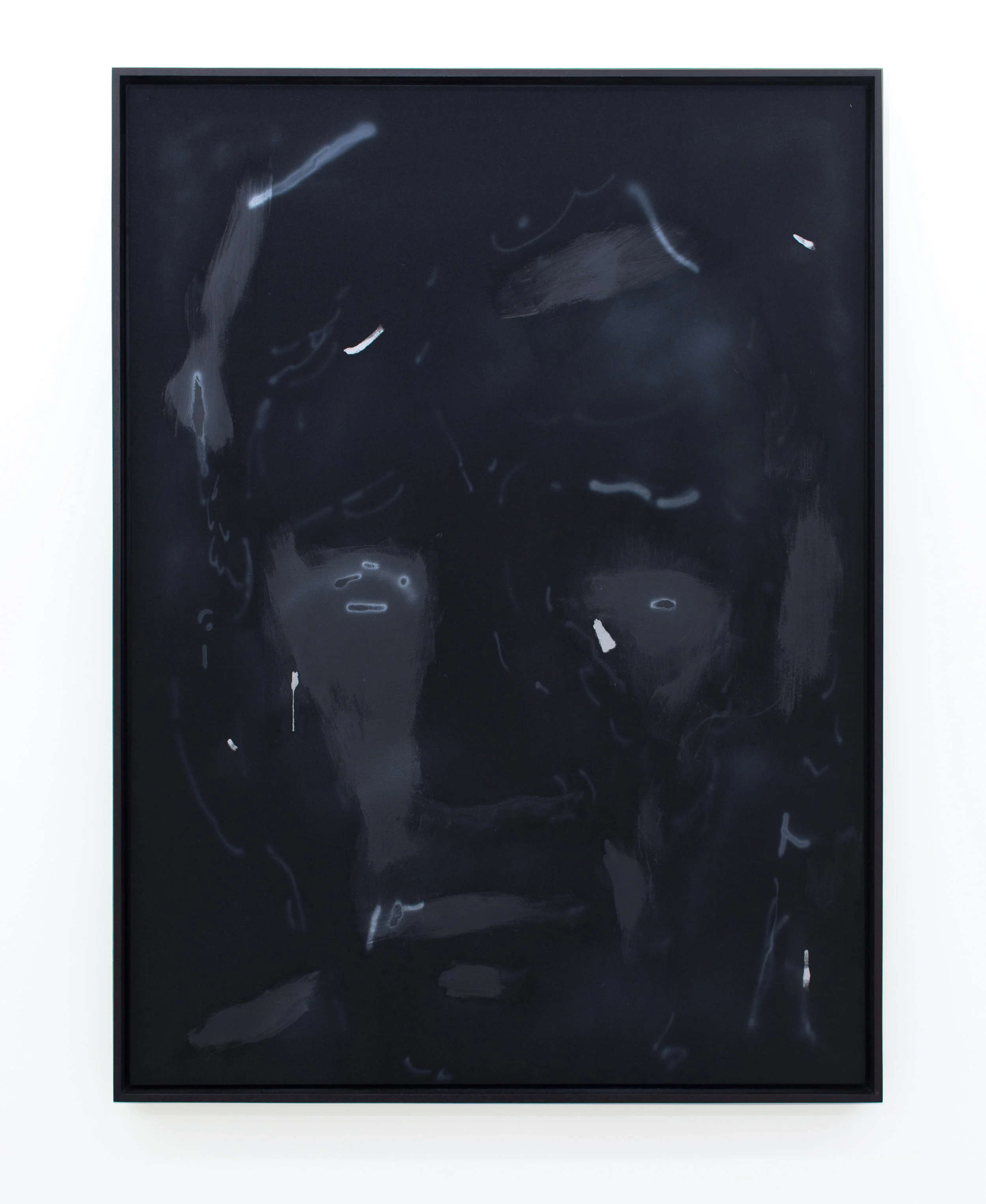 Ian Swanson Empathy Creeps, 2016 Acrylic, gesso, rubber, enamel on polyester in mahogany artists frame