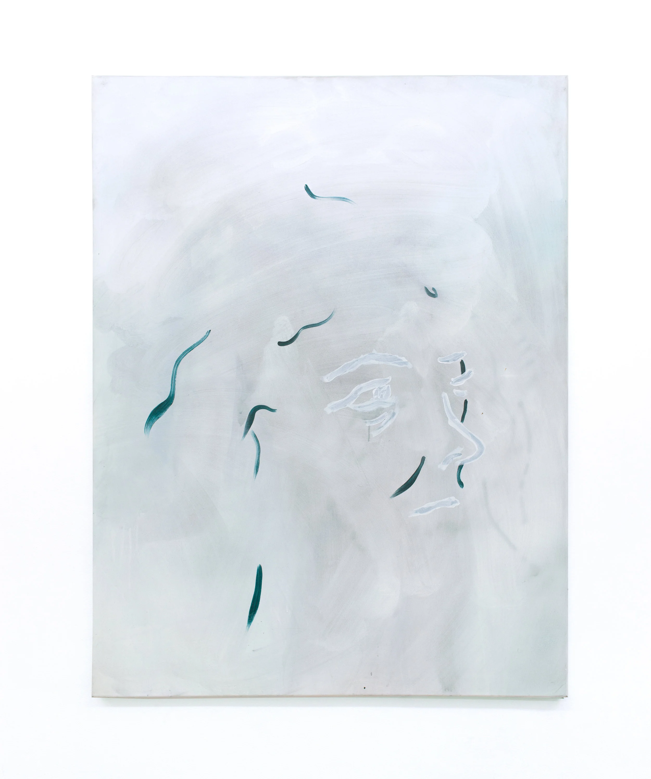 Ian Swanson Turning Back, 2014 Acrylic, graphite and gesso on canvas