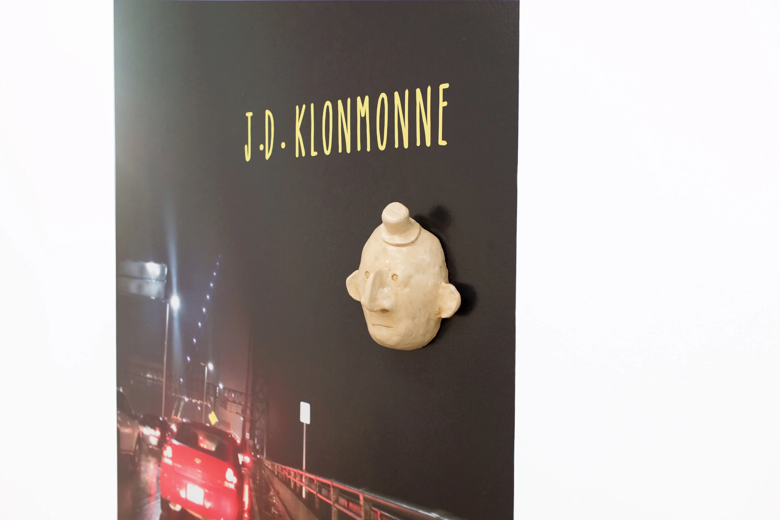 Libby Rothfeld Untitled (J.D. Klonemonne), 2017 Vinyl and ceramic