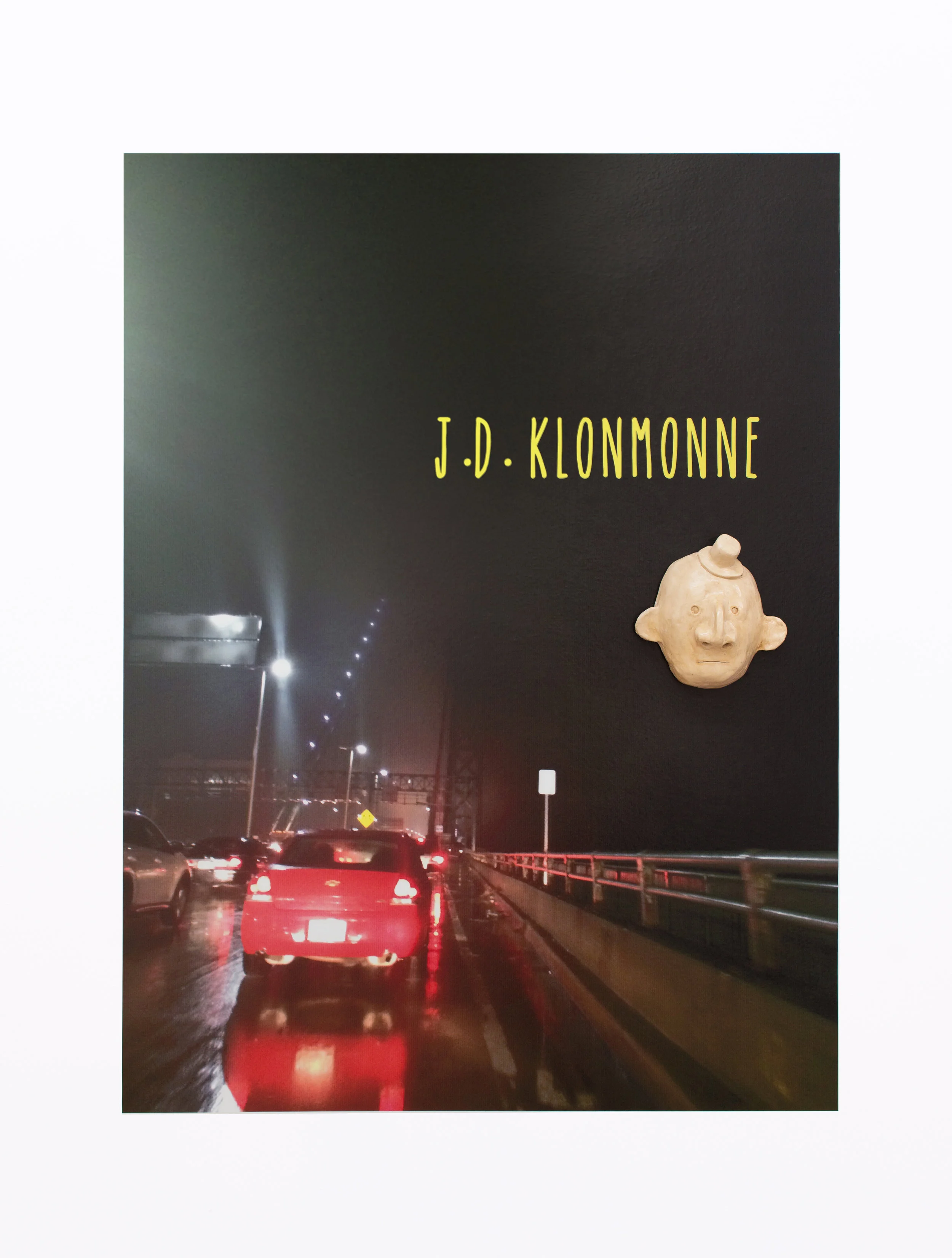 Libby Rothfeld Untitled (J.D. Klonemonne), 2017 Vinyl and ceramic