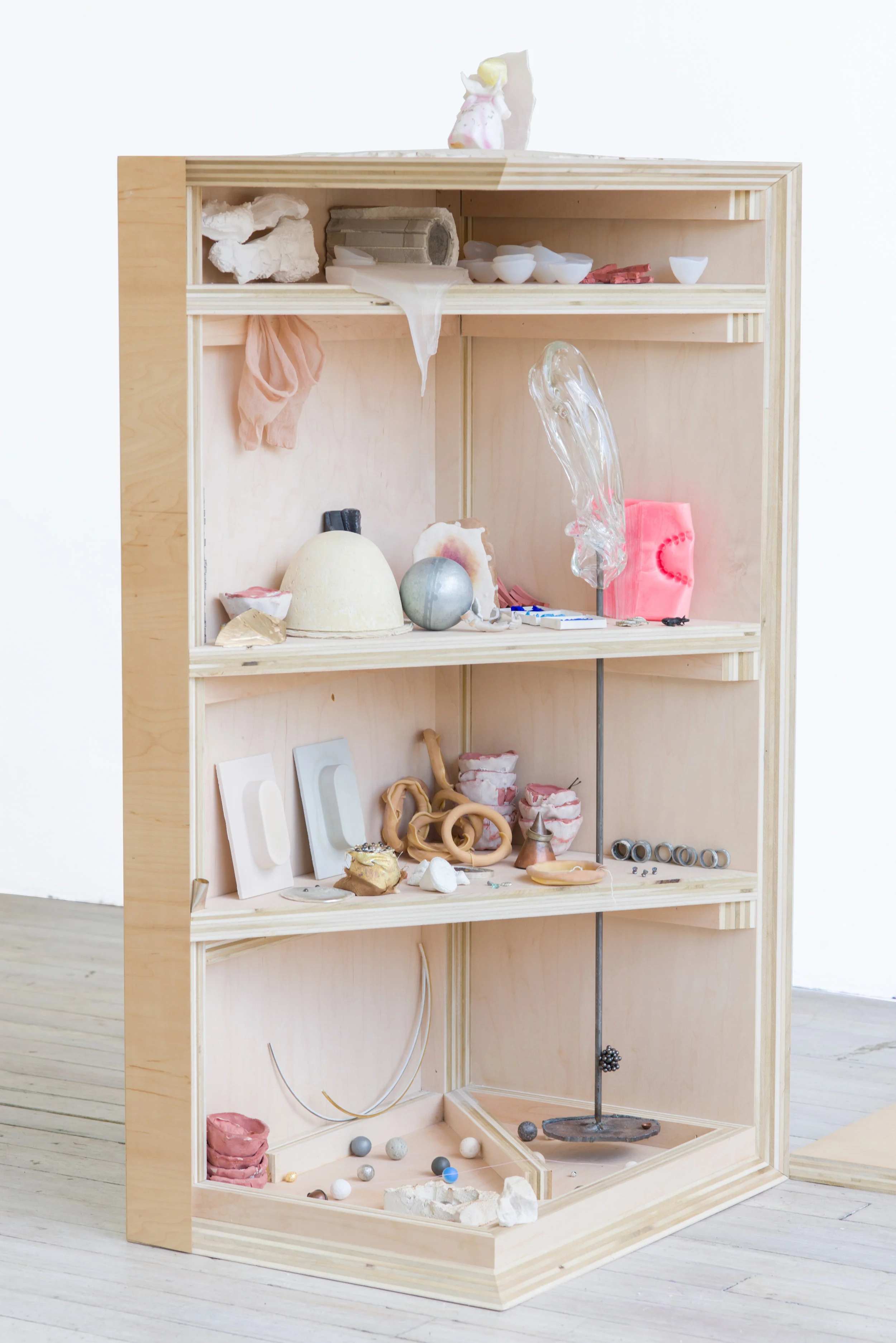 Barb Smith No. 3 Kissing Angel, 2017 37 x 20 x 15 inches (dimensions variable)