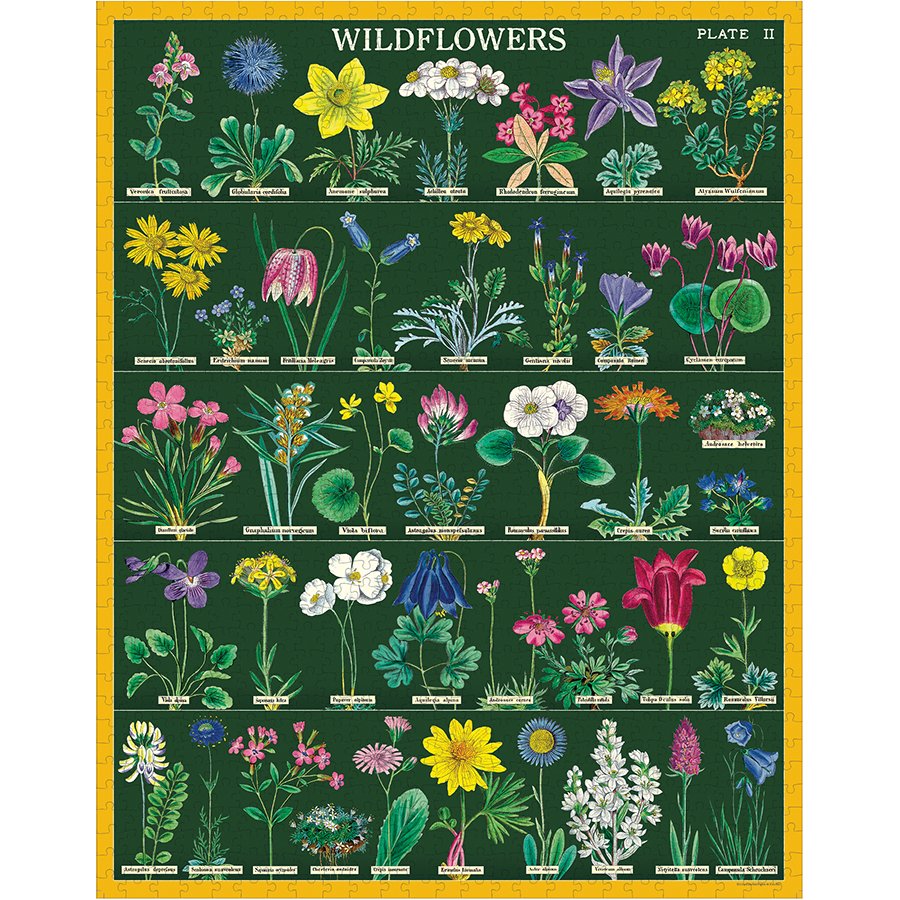 WILDFLOWERS 1 , 2 ［2枚セット］ Wildflowers 2 Vintage Puzzle — FIVEFORK FARMS