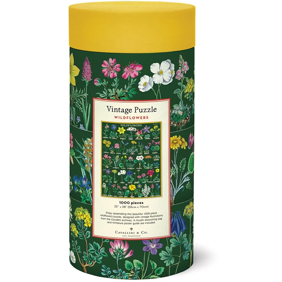 Wildflowers 2 Vintage Puzzle — FIVEFORK FARMS