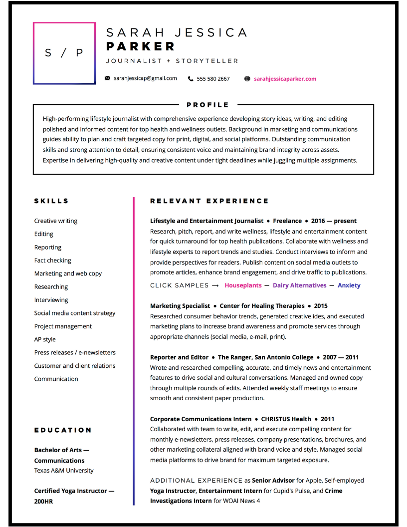 Professional Resume Writing Services Resume Design Resume By Nico