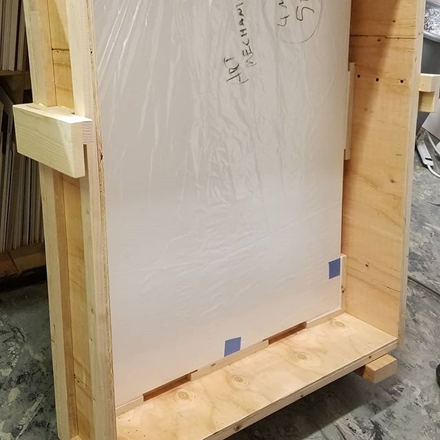 Multi layer crate. #crate #shipping #packing #art #arthandler