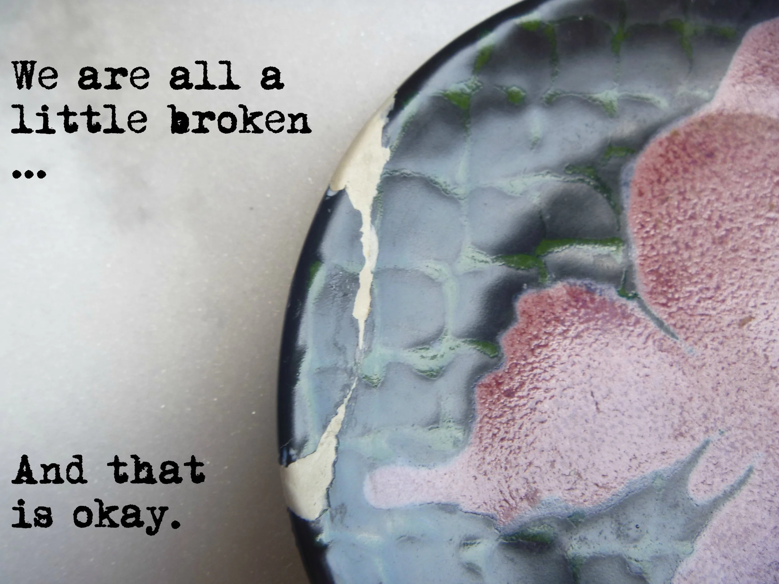 The chipped plate returned to me by my customer's Aunt gave me the chance to restore a gift - something of a gift in itself. Friends, I wish you a happy late winter. Let's celebrate how perfectly imperfect we are, and how we can heal ourselves from our breaks. Warmly, Camille