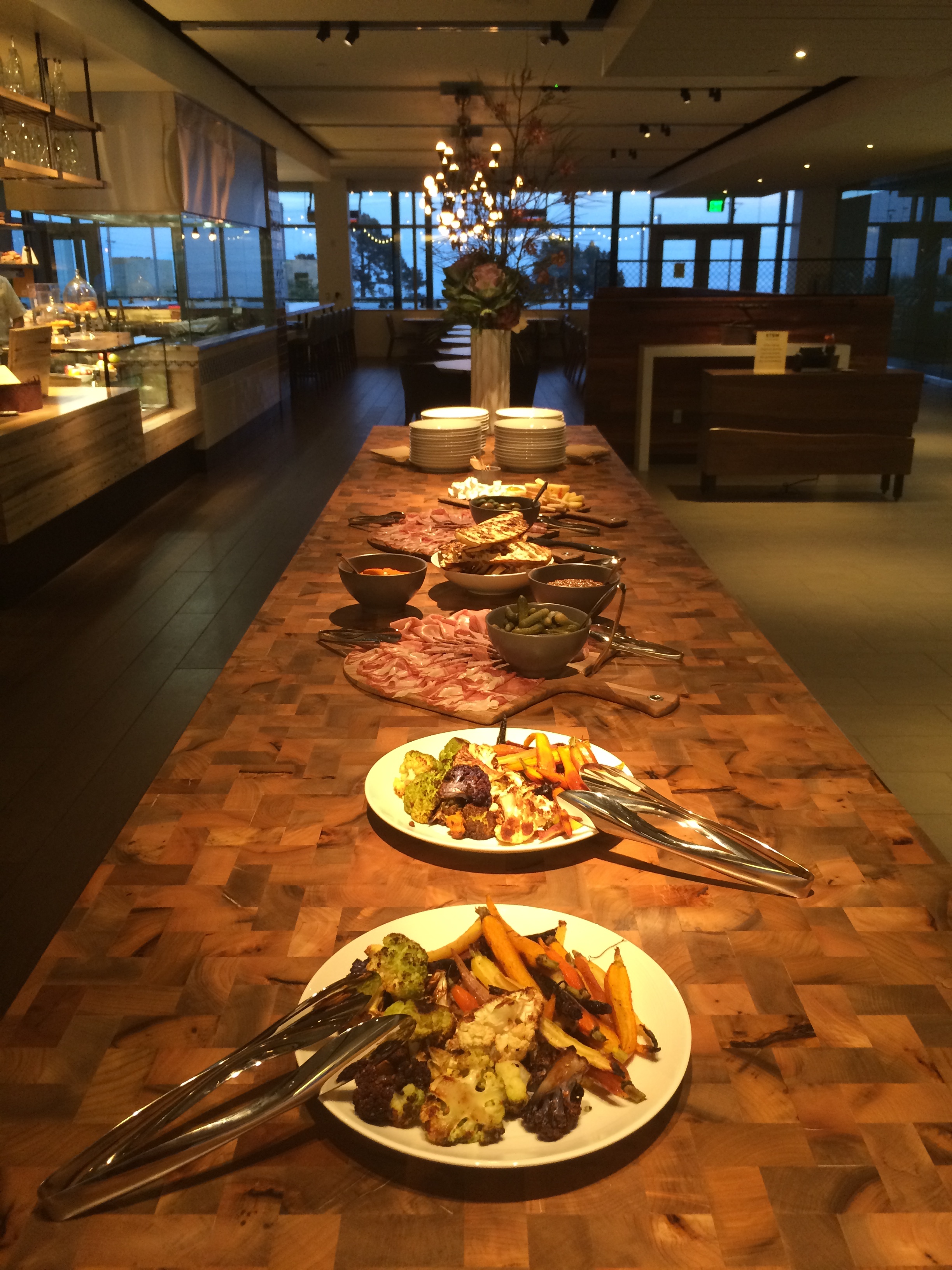 Communal Table Buffet Set up.JPG