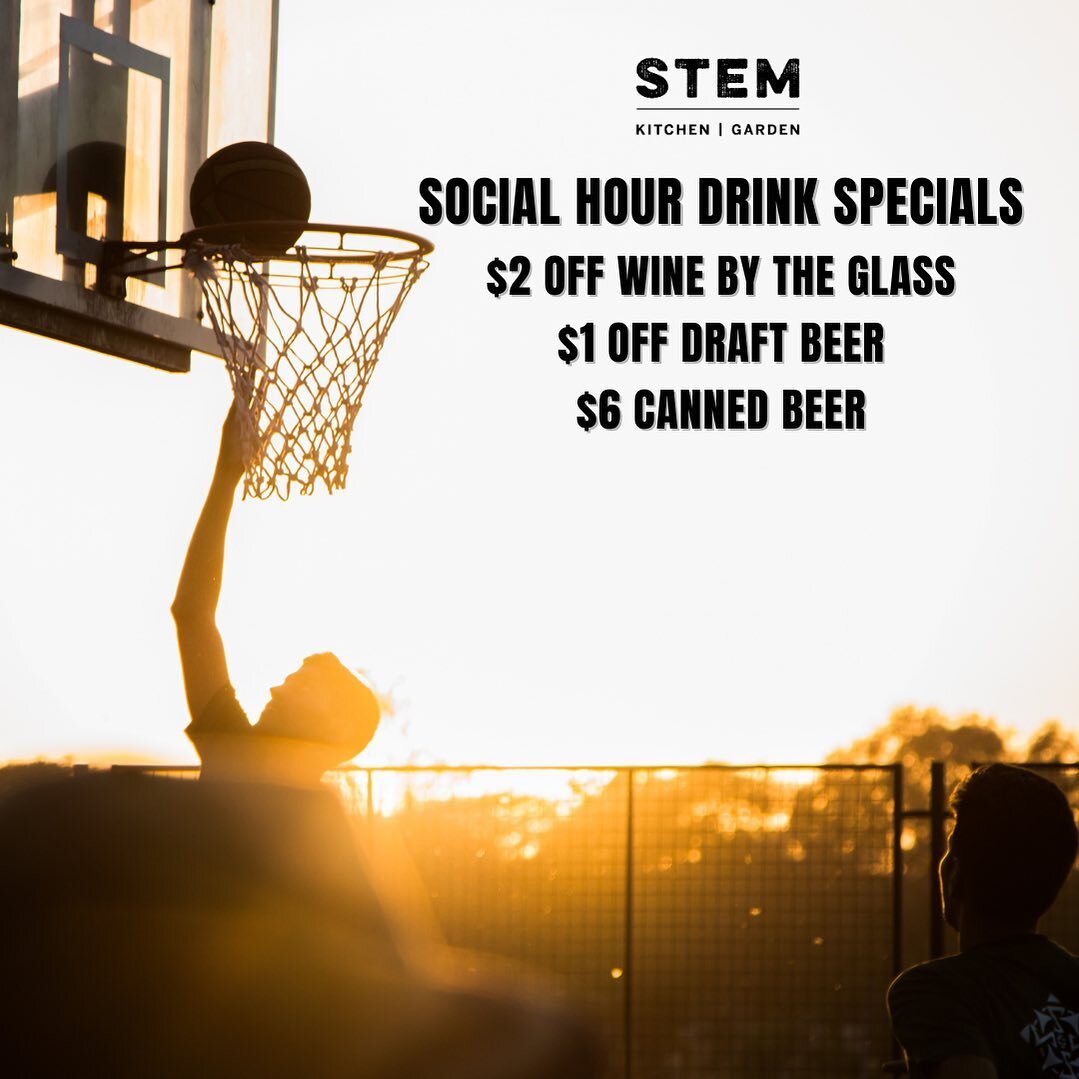 Steph Curry said you can leave work early and join us at @STEMSF for a special Warriors Happy Hour!
Come pregame with us from 3:30pm to 7pm before heading to the game
Enjoy great bites &amp; Social Hour drink specials
&nbsp;
#STEMSF #Socialhour #Happ