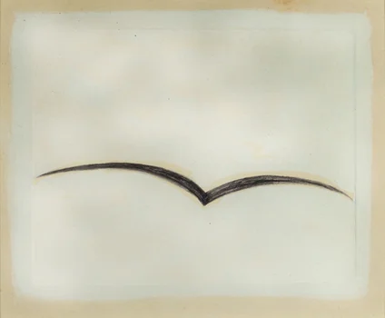 Robert Therrien, Untitled, 1980, Tempera and pencil on paper, 6 x 7 1/2 inches