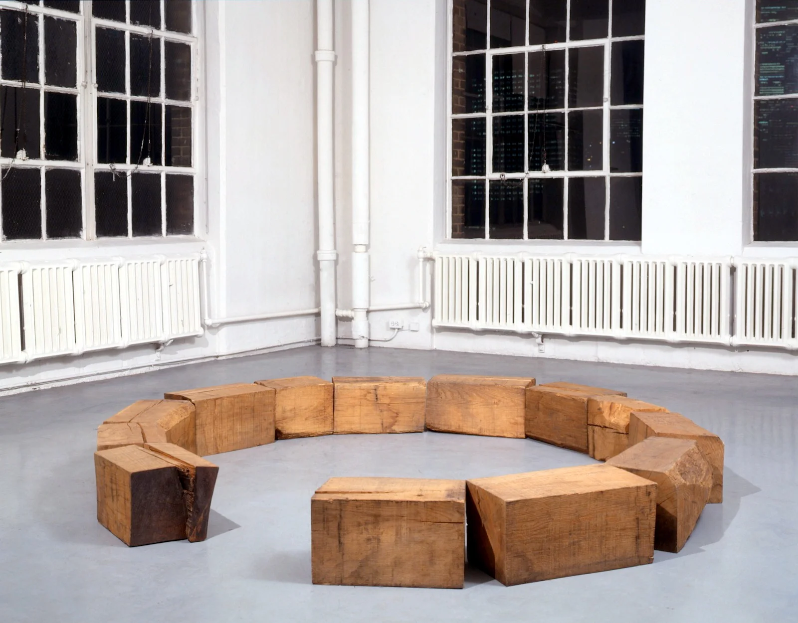 Richard Nonas at Lawrence Markey 1990-91 3.jpeg