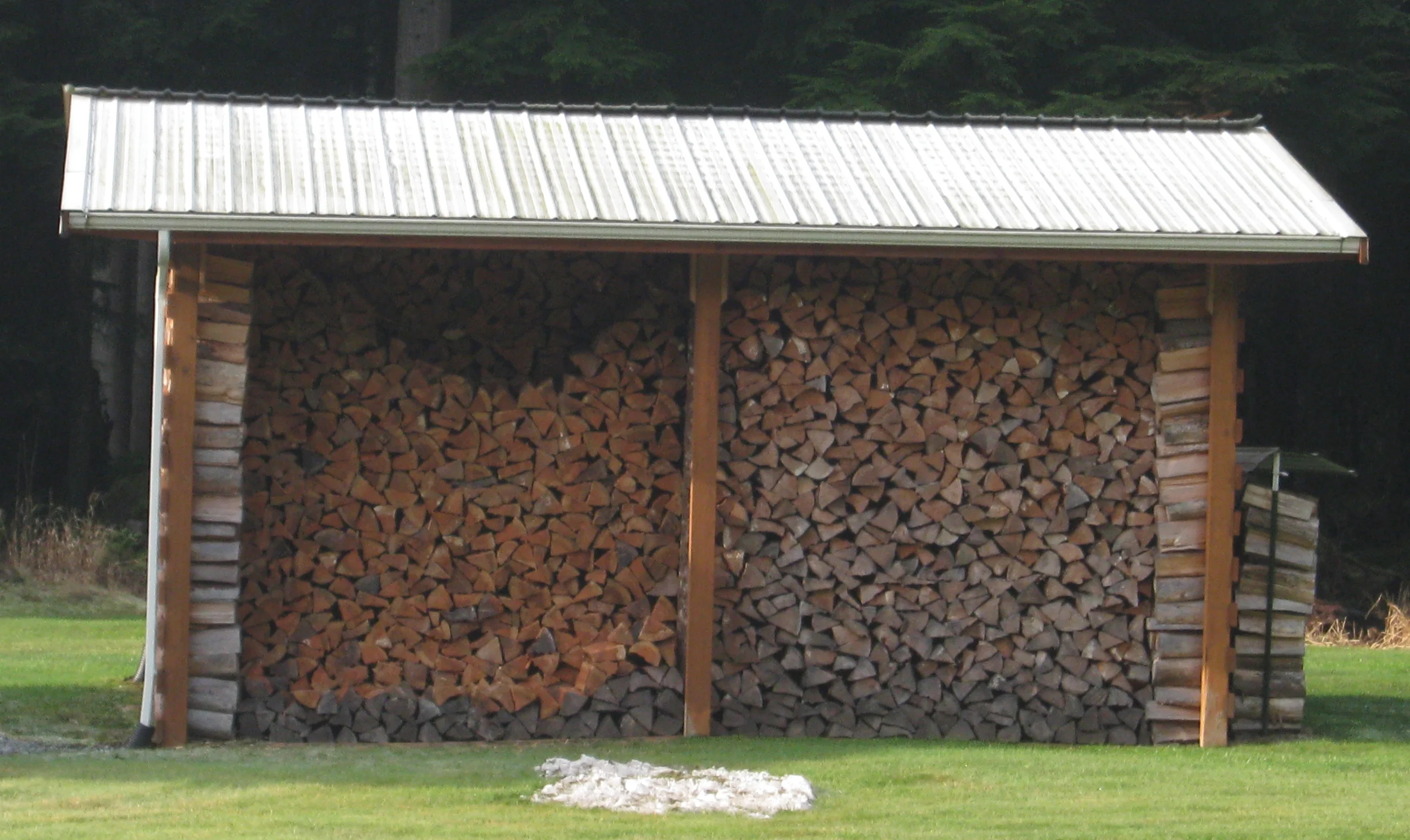 A nice benefit of owning forestland is firewood! Neatly stacked woodpiles mean you are ready for winter.