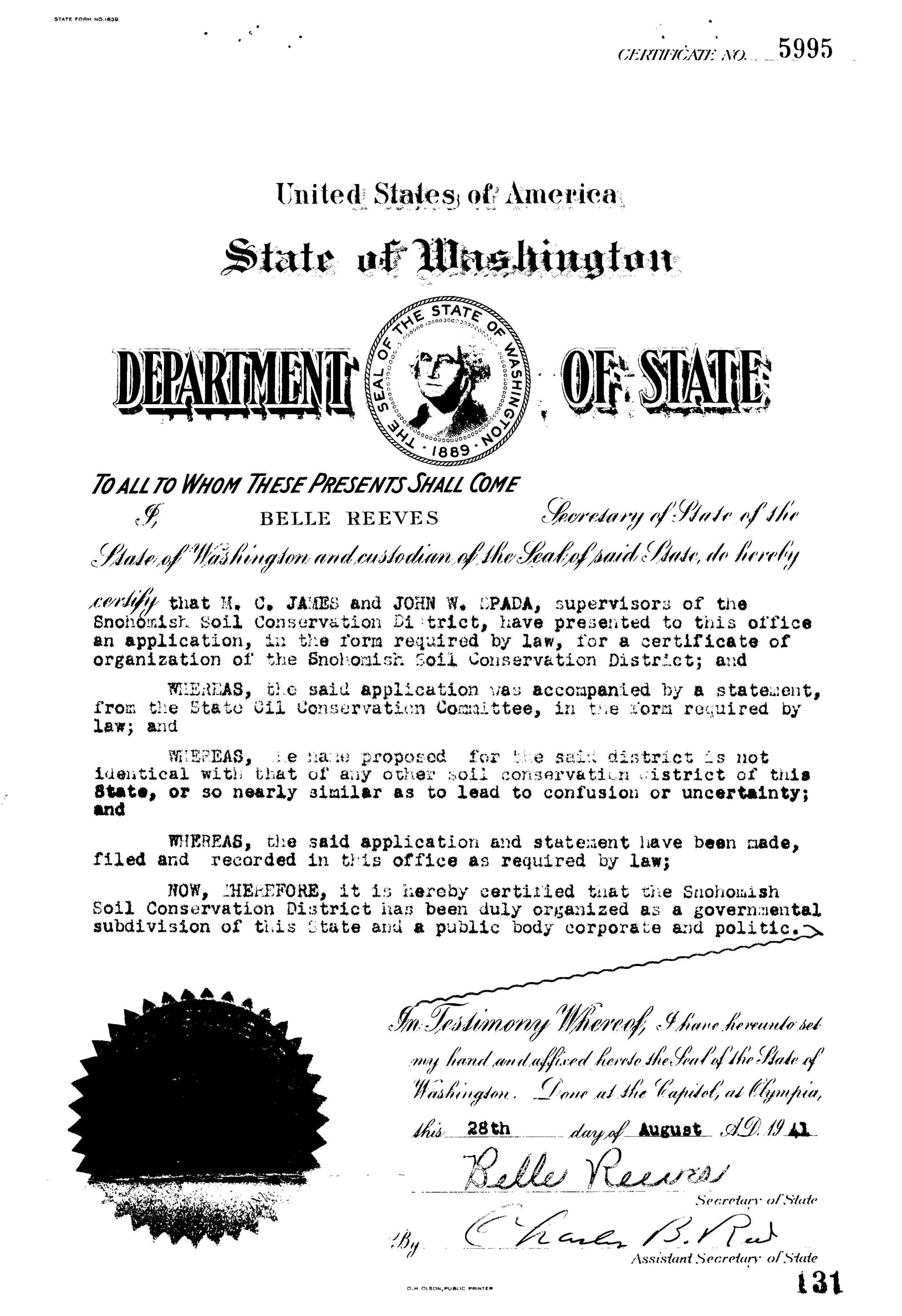 SCD Formation Document
