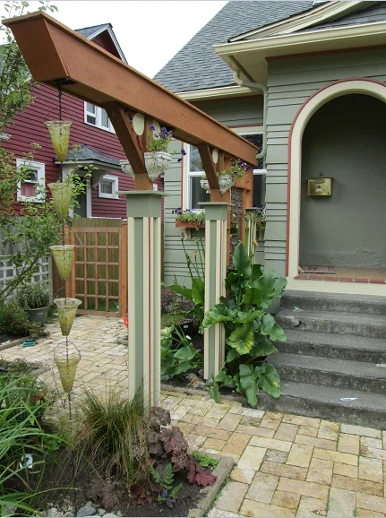 Figure 1: A Local Example of a Rain Garden with Arbor
