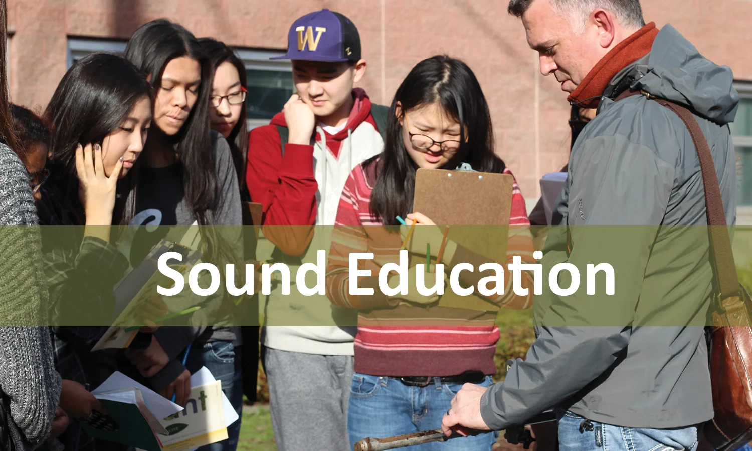 Sound education program button