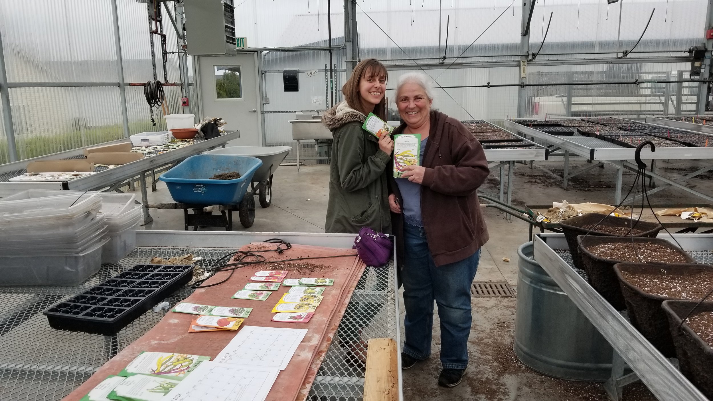 Alison Branz (Monroe FFA Teacher) and Kate Ryan (WSU Extension)