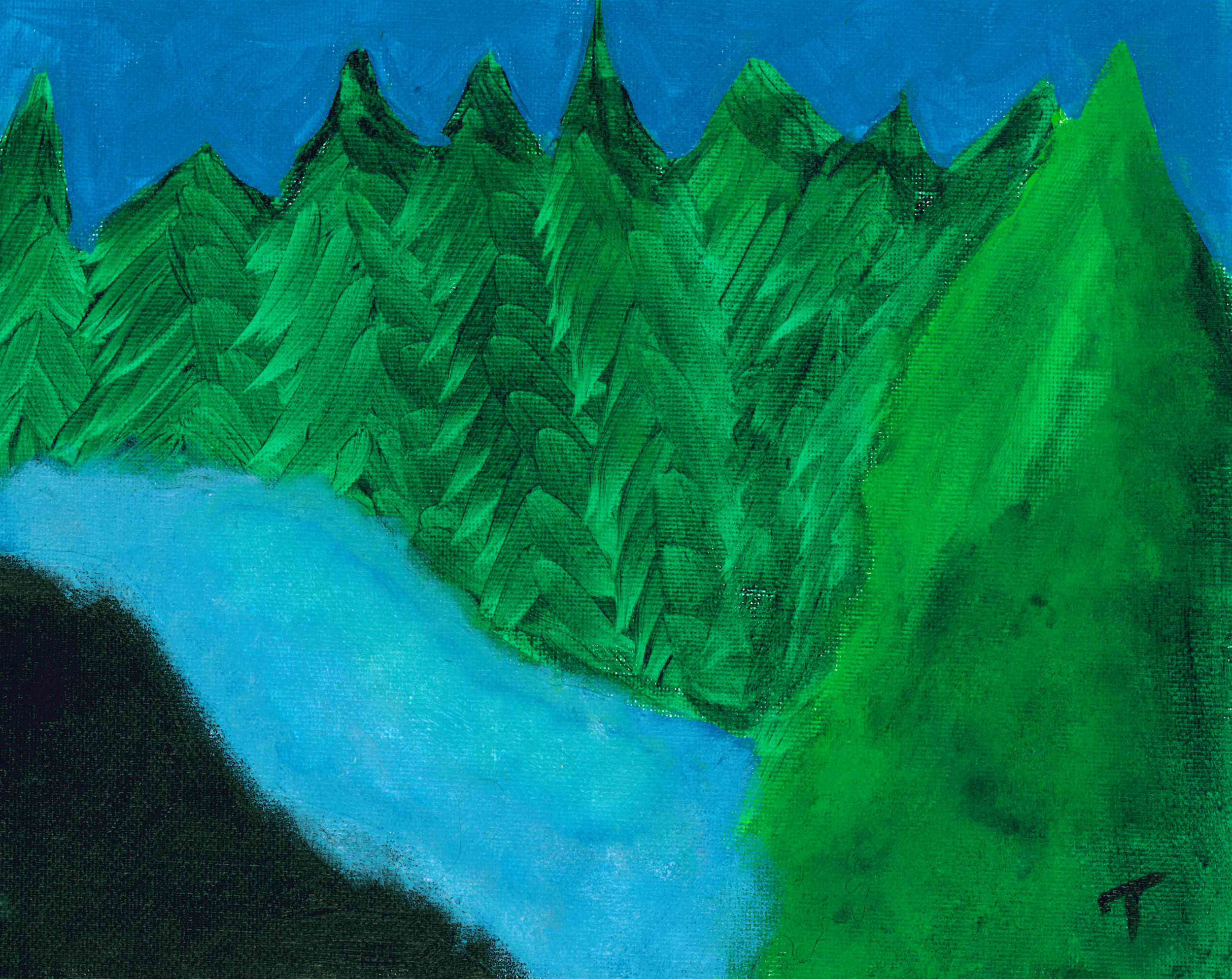 Peaceful River by Tegan Coughlin - 1st Place - Grades 6-8