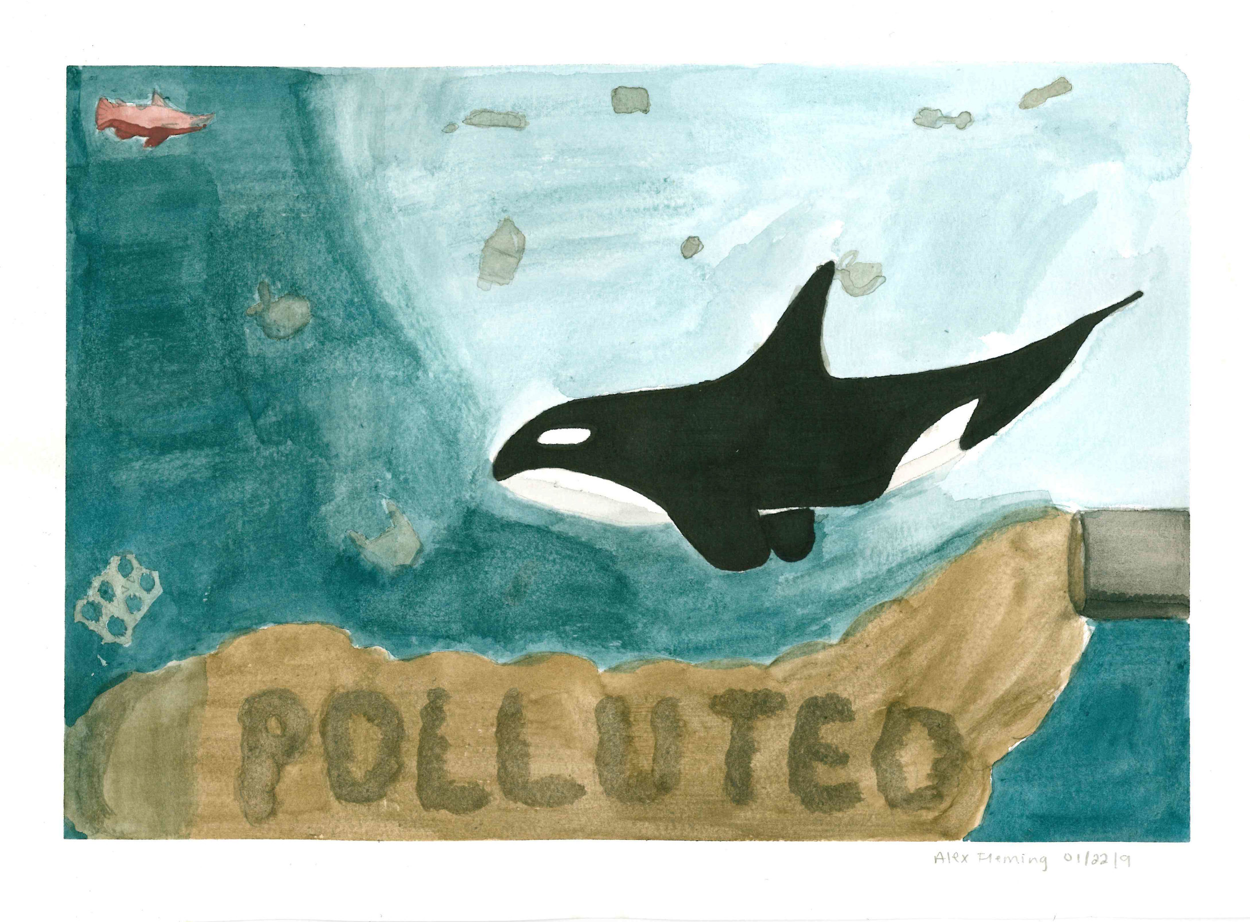 Polluted by Alex Fleming - Tied for 3rd - Grades 9-12