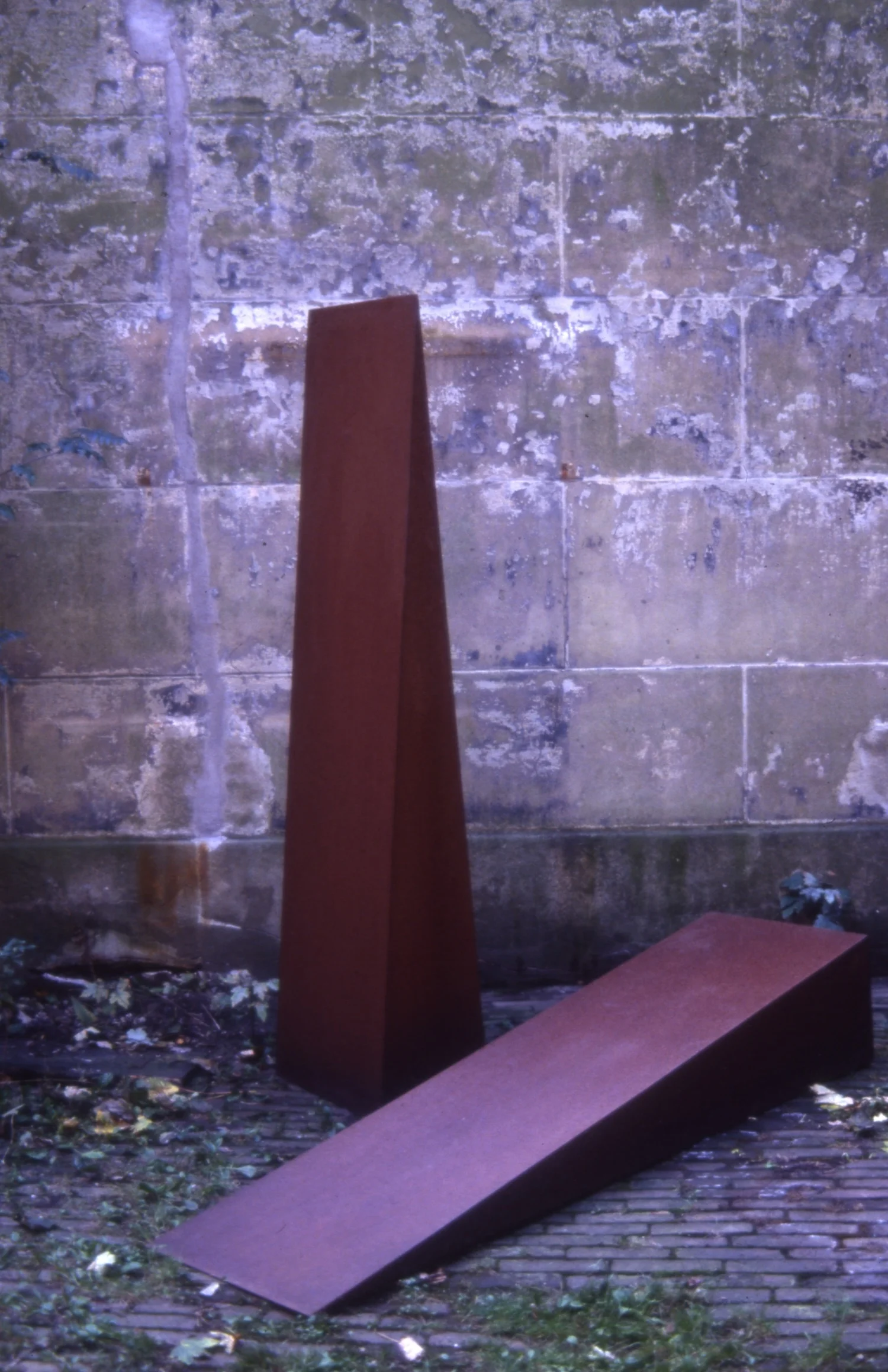 "The wall", welded steel, 1983.