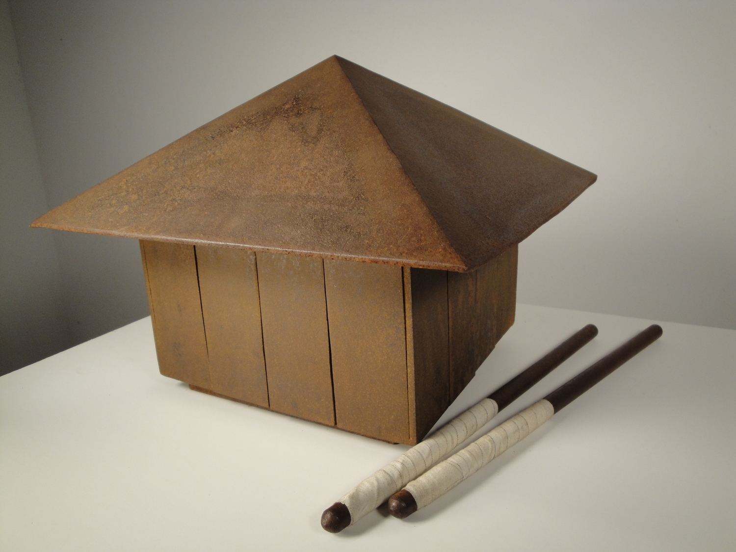 "X Pavilion", percussion sculpture.