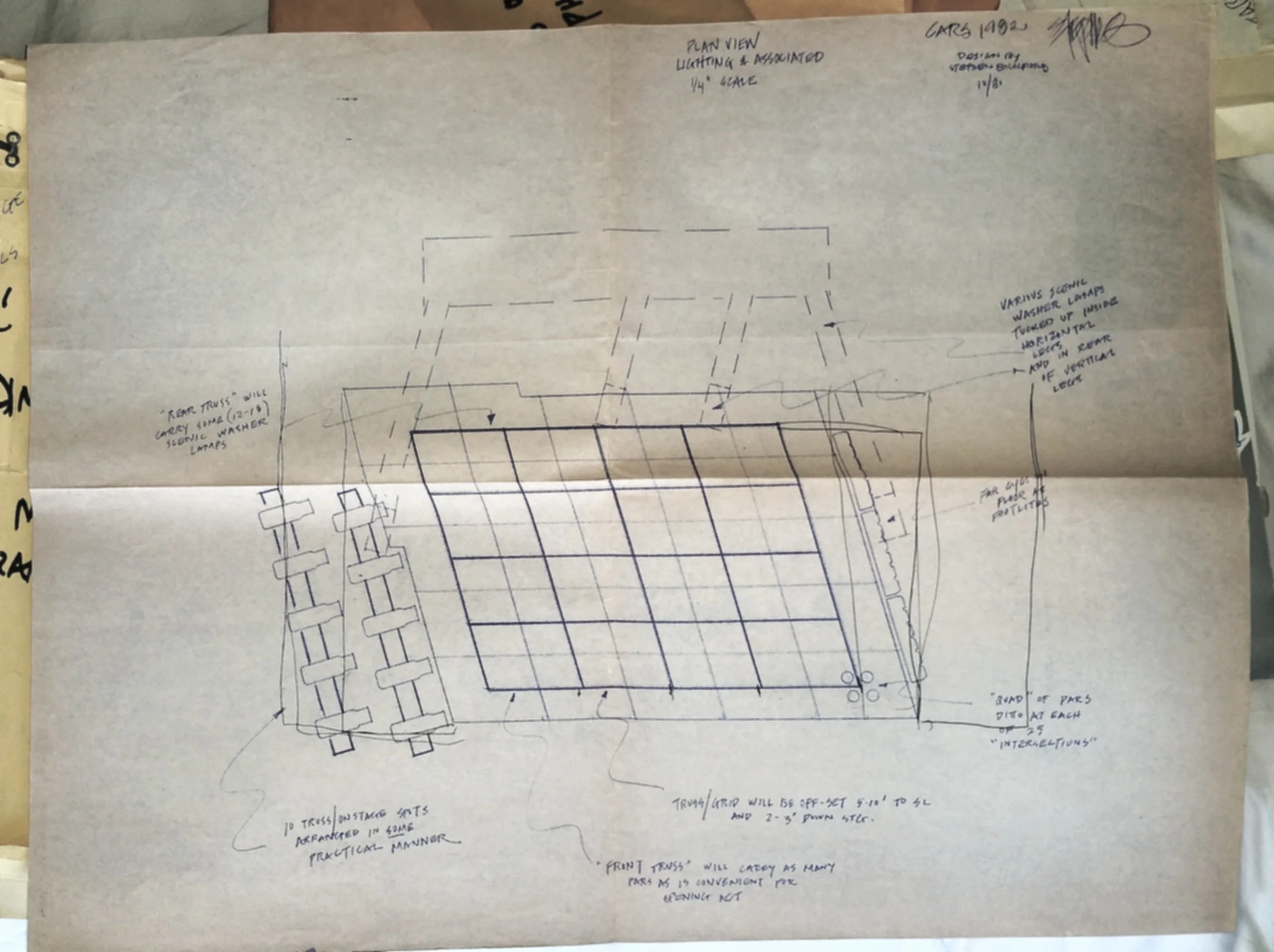 Touring Lighting and Truss Plot