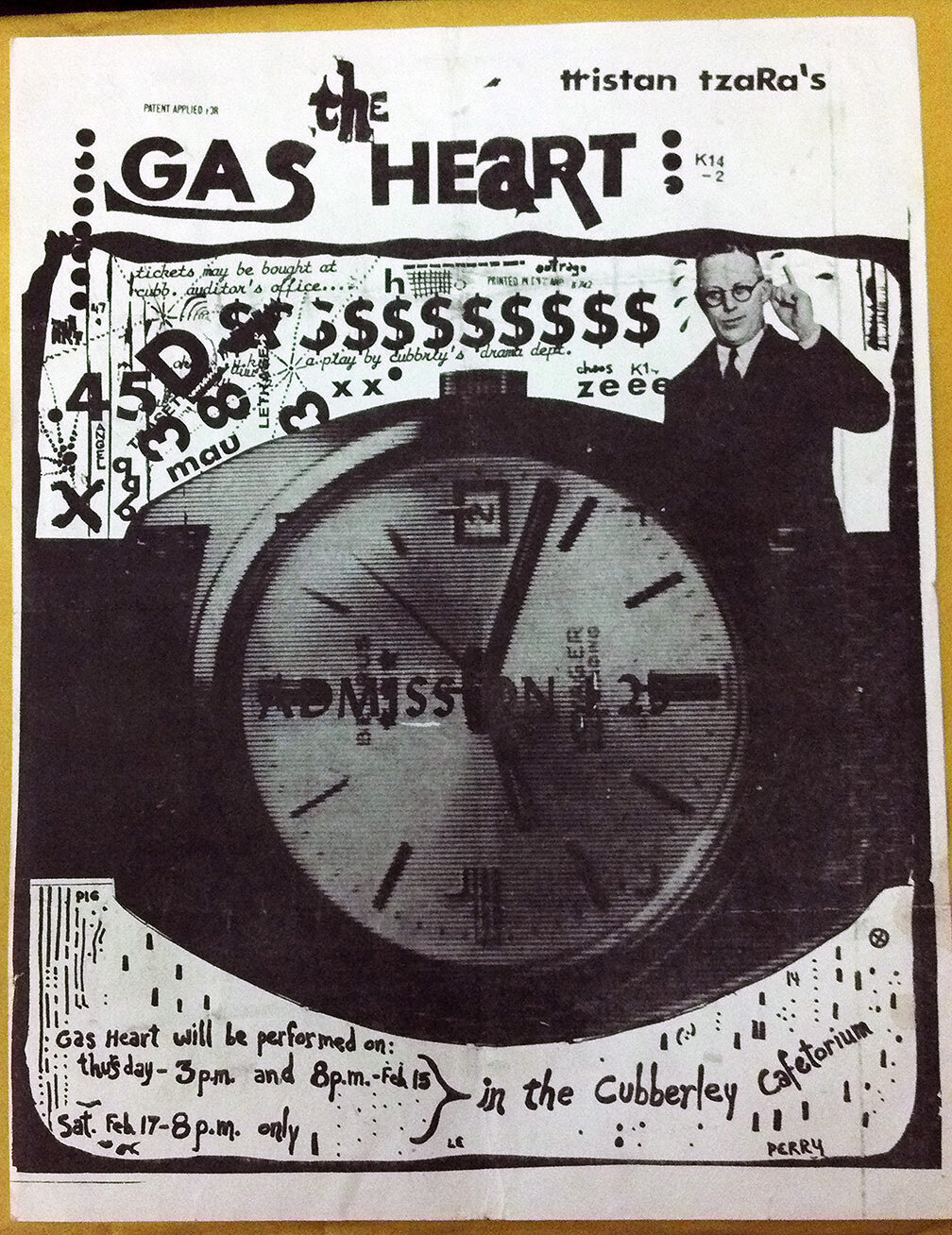 1968 Dadist Night Club Invitation