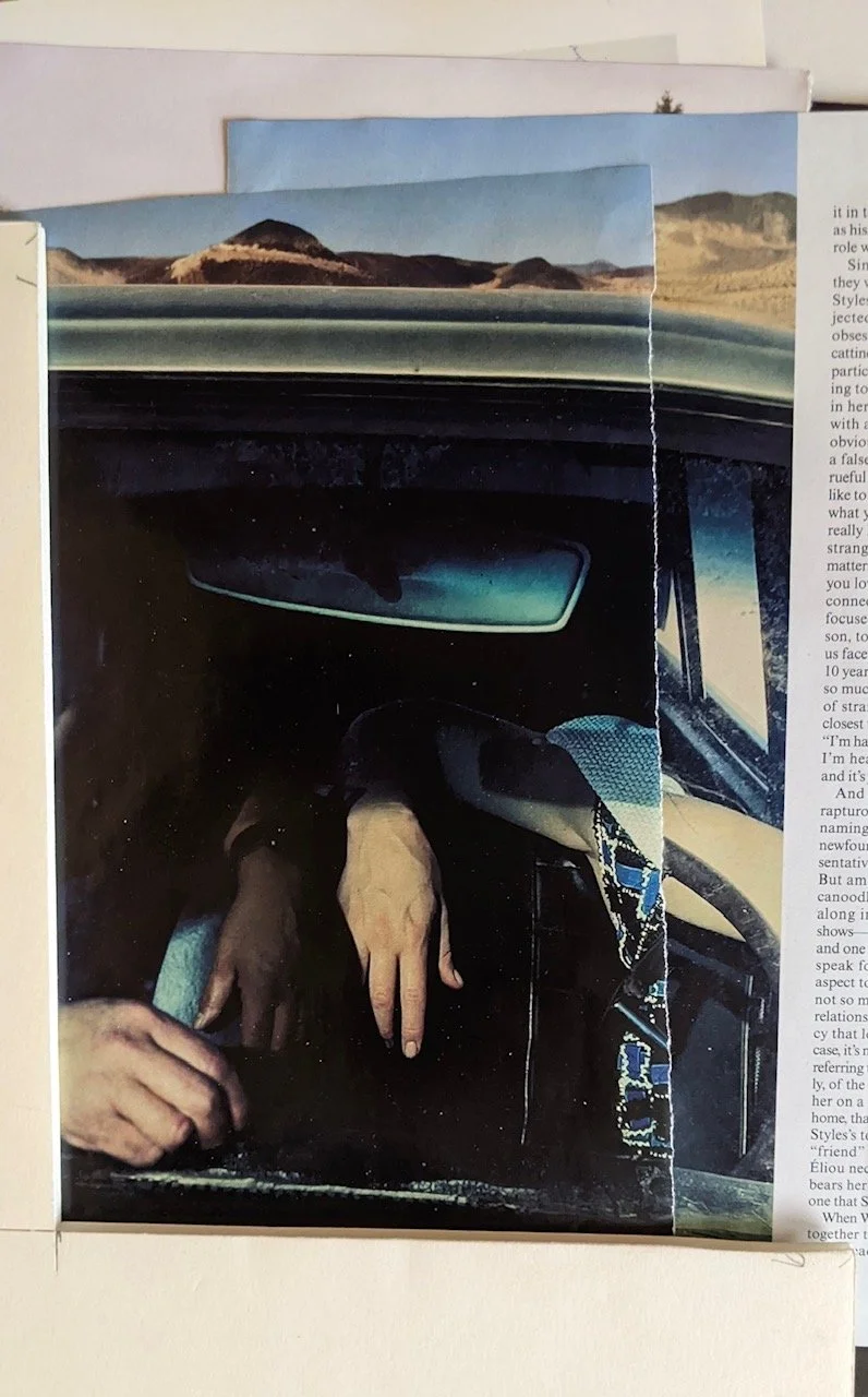  EGO  EGA  222  2019 12” x 10” paper collage  