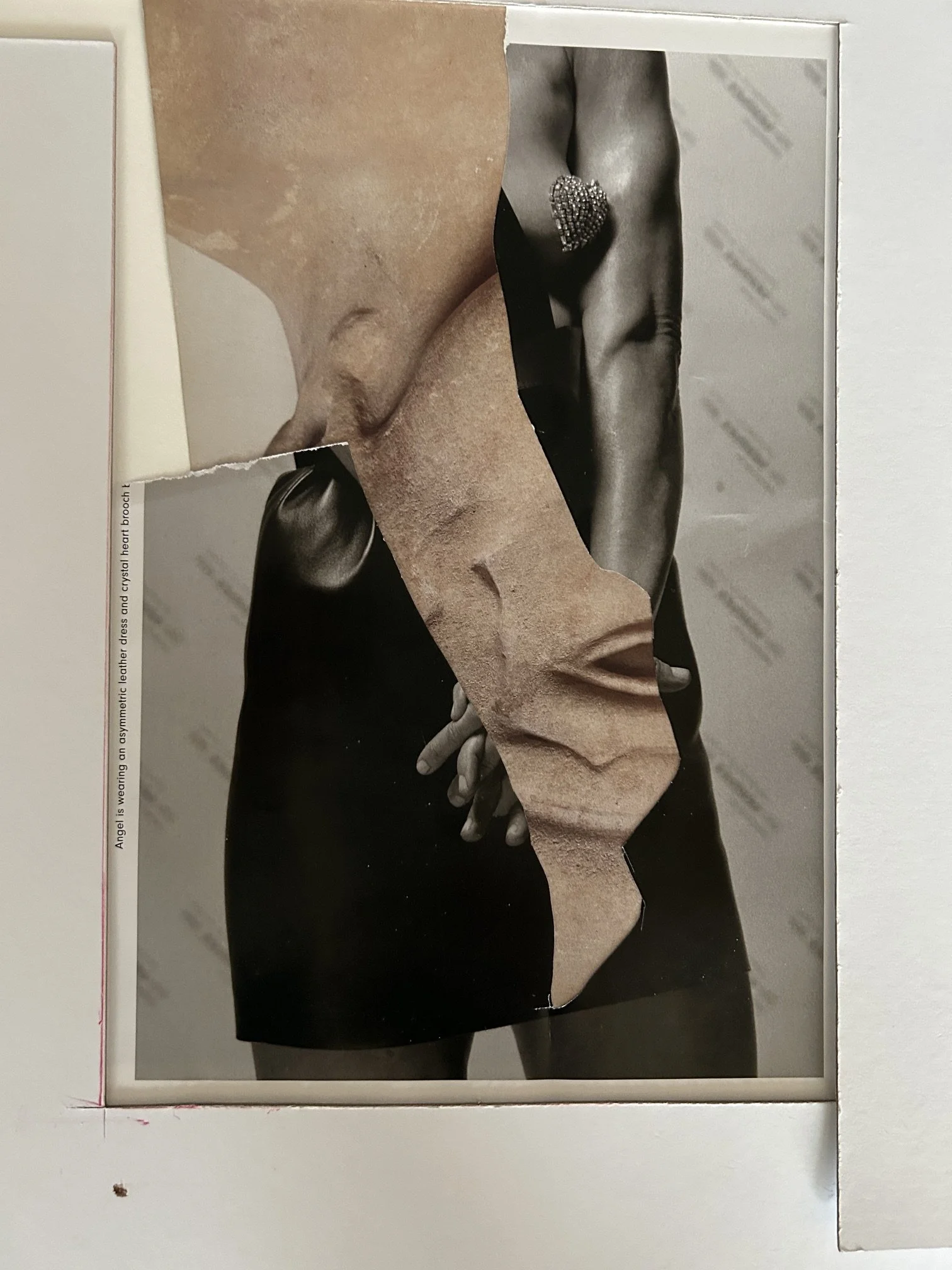  somewhere    2015 paper collage 