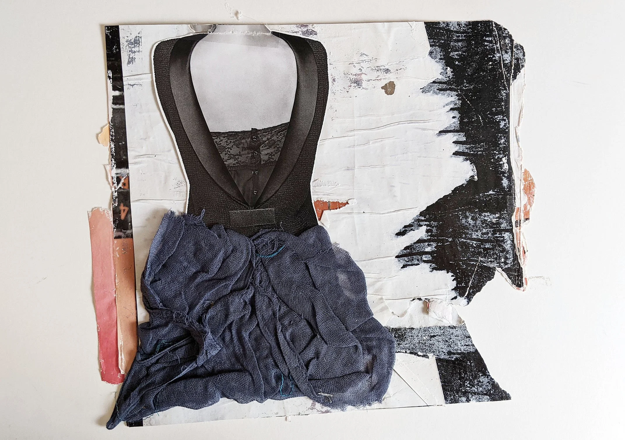  all it takes    2017 large scale paper collage 