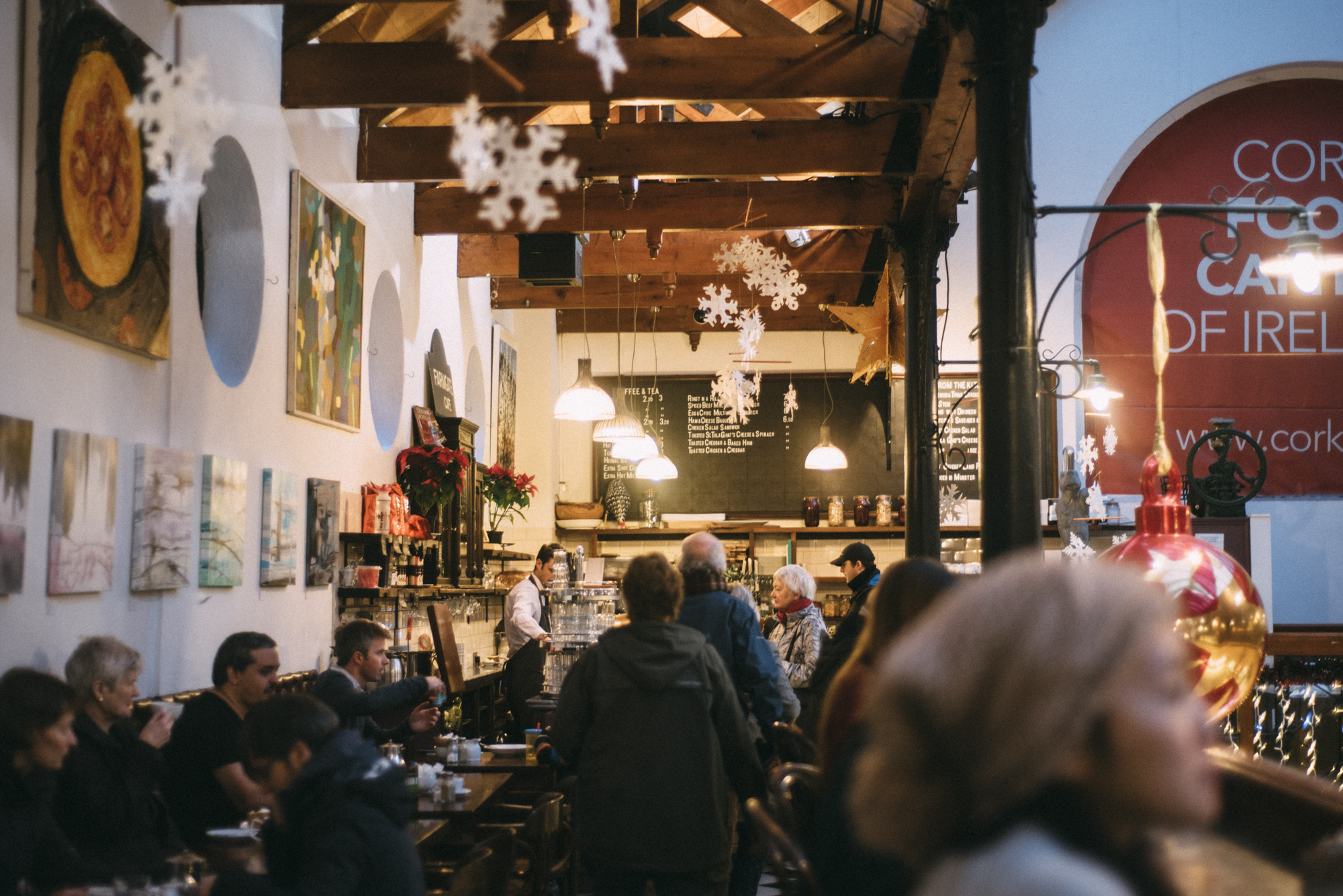 The Farmgate Cafe inside the English Market in Cork.