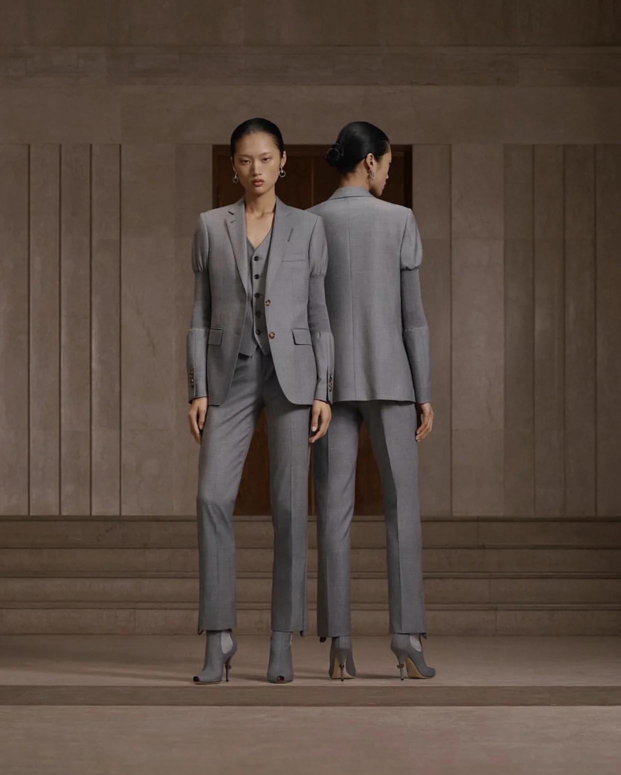 Yilan Hua shot by Trinity Ellis for Burberry