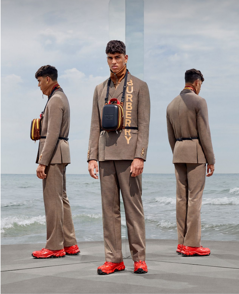 Keone Pillay shot by Jonathan Baron for Burberry AW19
