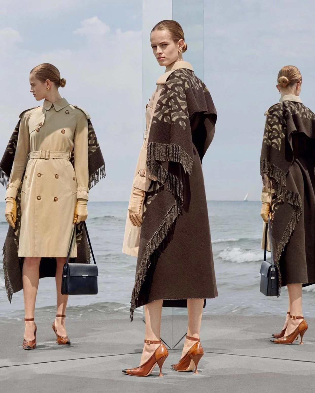 Sophia R shot by Jonathan Baron for Burberry AW19