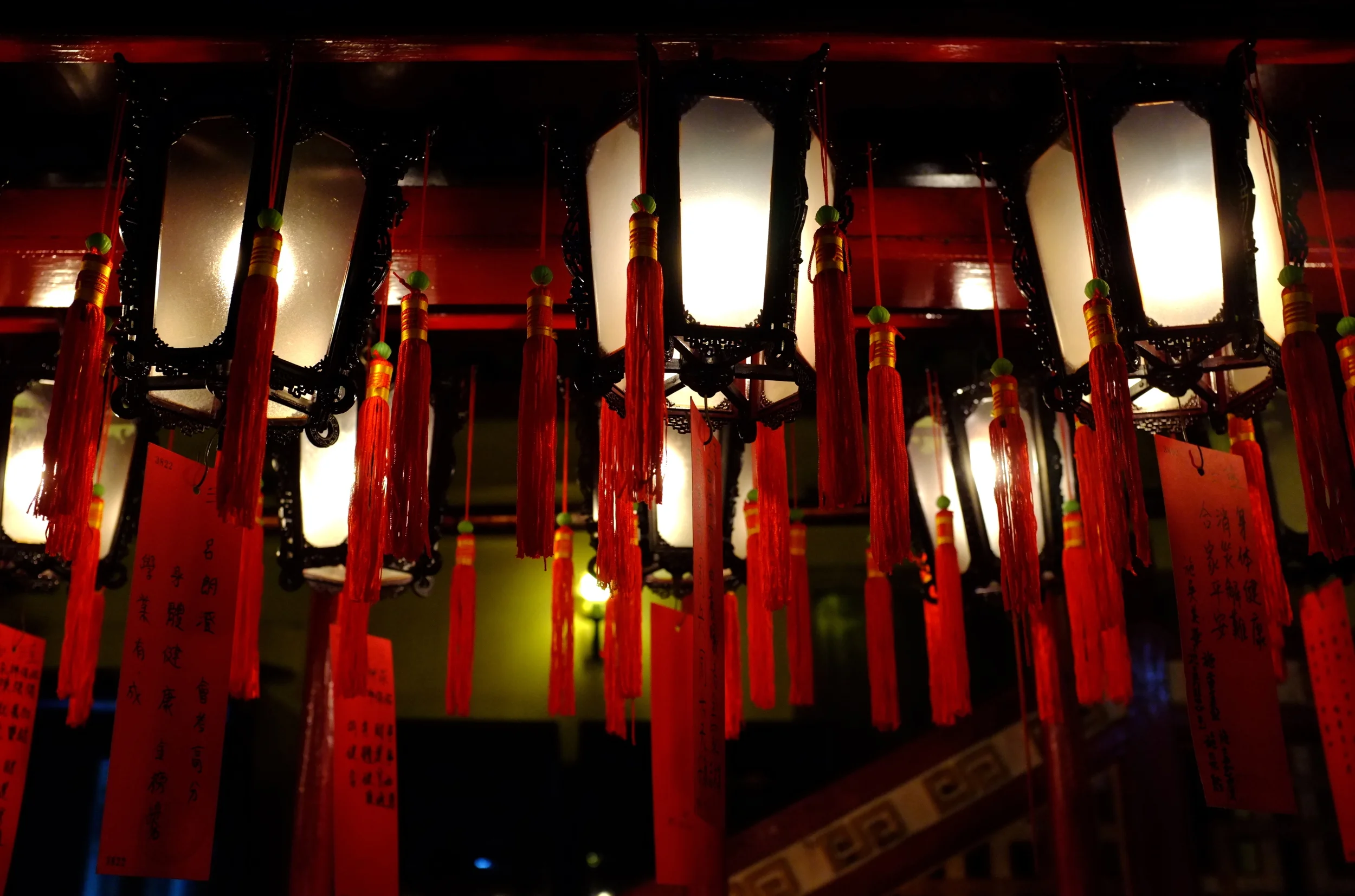 Lanterns, Man Mo Temple, Sheung Wan