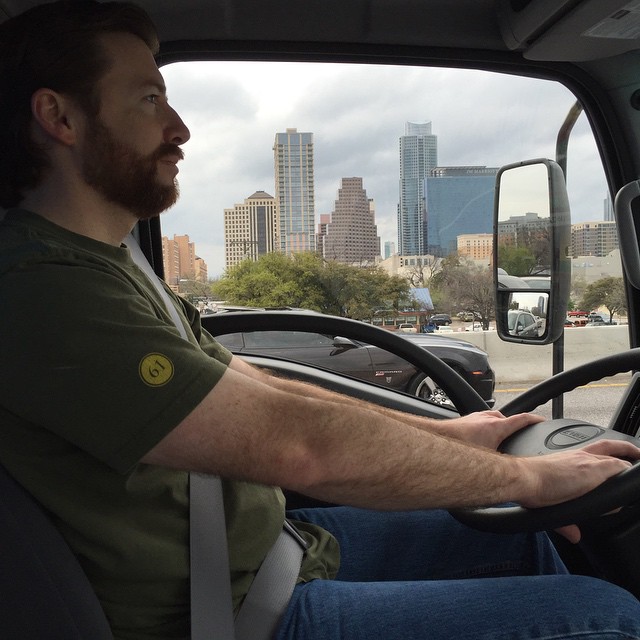 Taking the e-cycling truck through downtown Austin during SXSW. Lots of new tech announced this year - which means lots of old tech to responsibly recycle with R2sector! Proud to help keep Austin green!