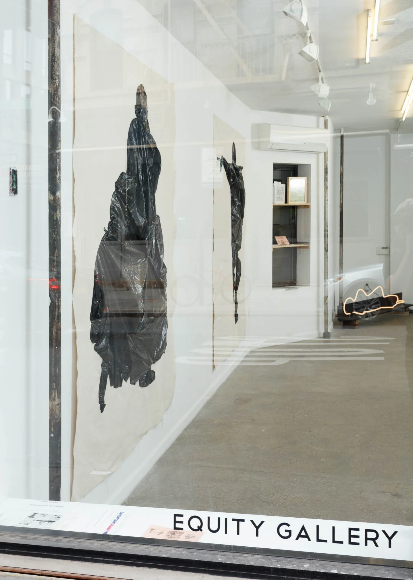 Installation view from Waiting to be Found with works by Fanny Allié