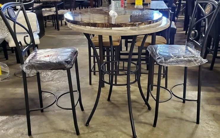 3PC PUB SET COMES IN DARK TOP OR WHITE TOP