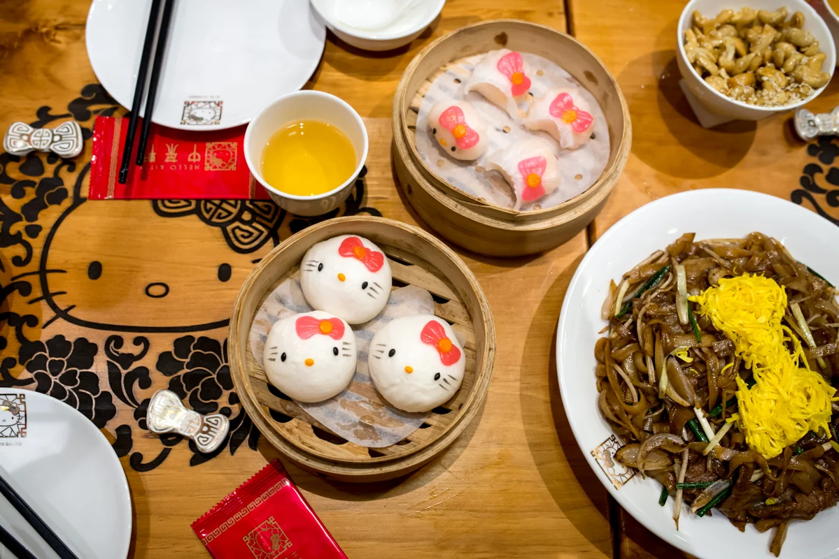 The first Hello Kitty Dim Sum Restaurant just opened in Hong Kong