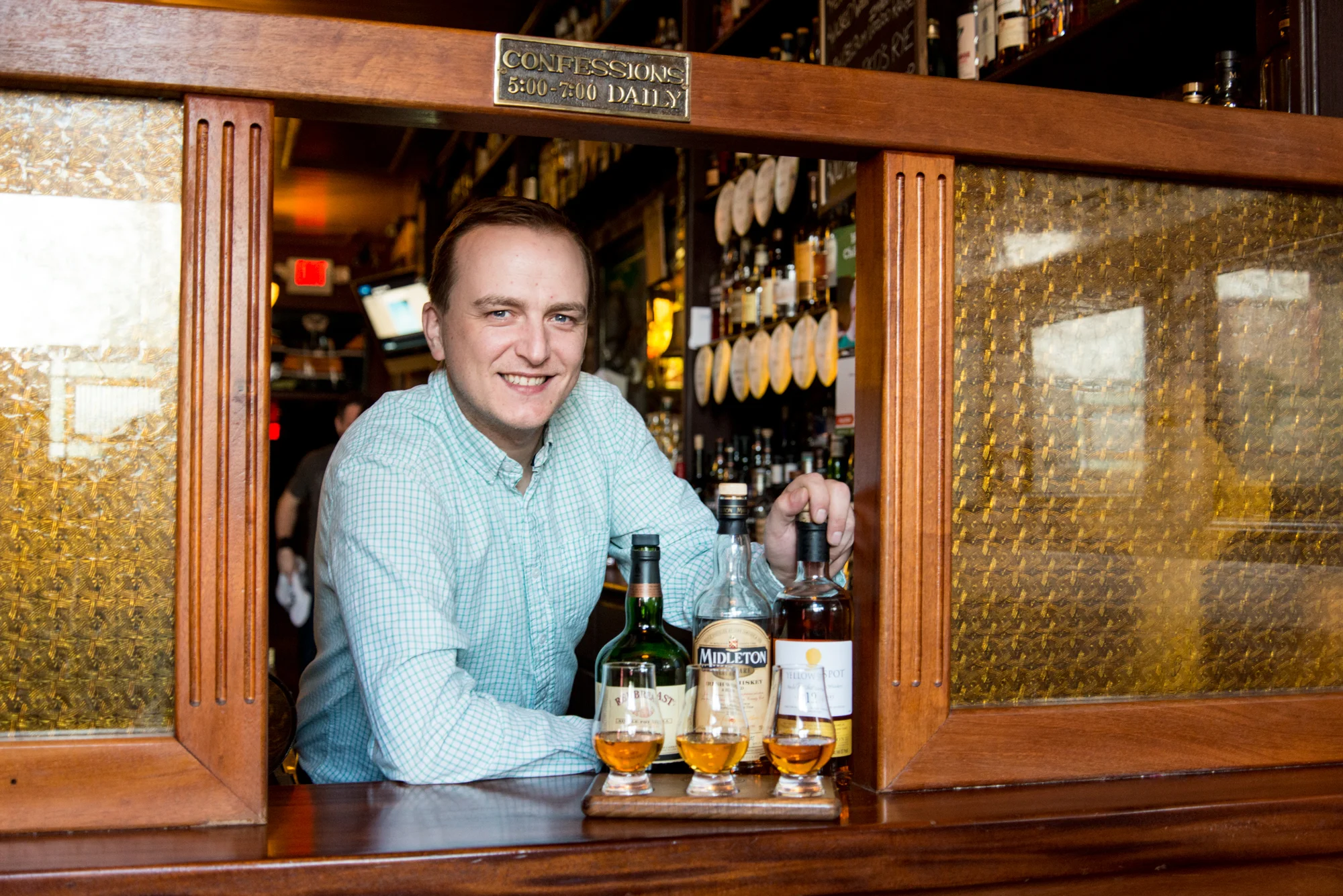 Mac McGee Irish Pub bar manager Anton Quinn