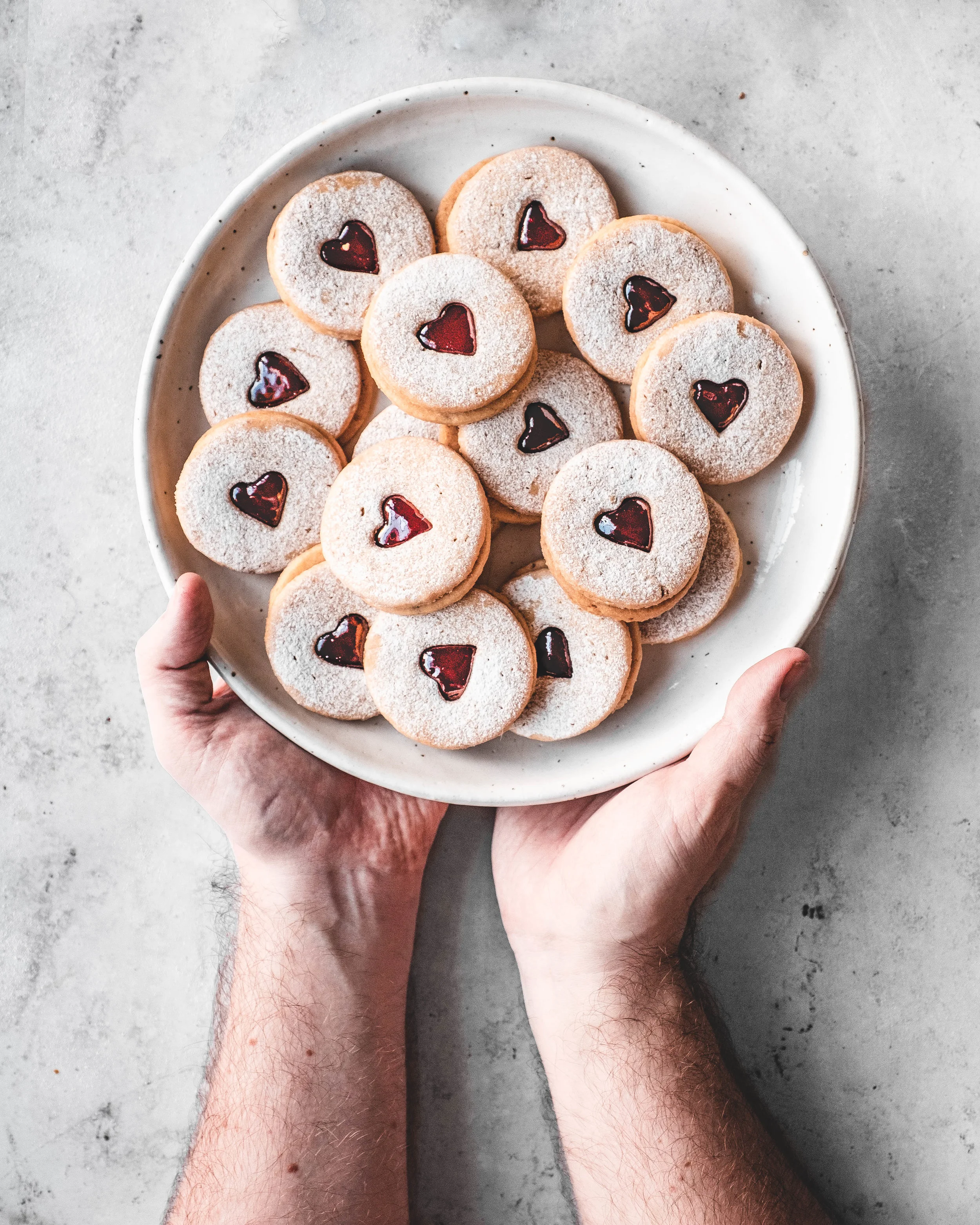 Hazelnut Raspberry Linzers — The Boy Who Bakes