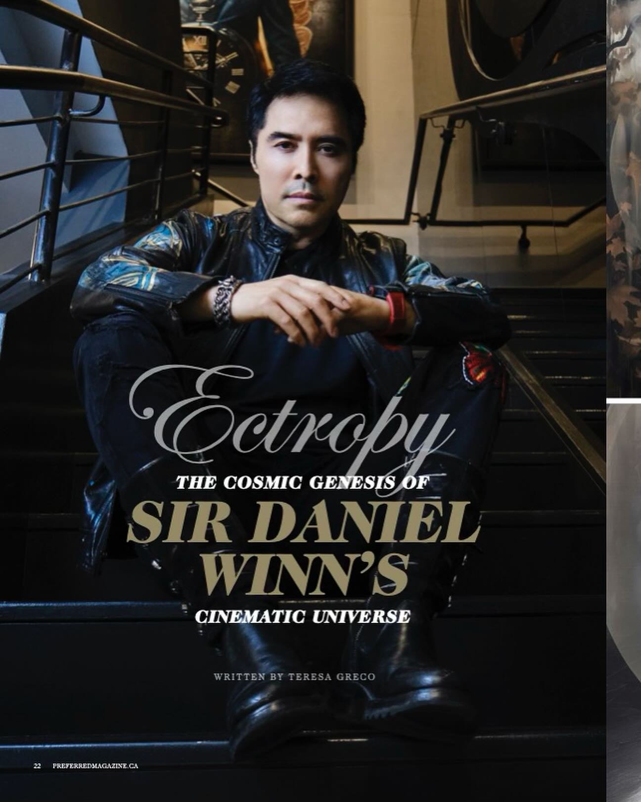 Cover story: “Ectropy” The Cosmic Genesis of @sirdanielwinn’s Cinematic Universe @preferredmagazine
@winnslavin
Blue chip artist. Art film. Artist. Fine artist. Magazine. Luxury. Lifestyle. Editorial. Good news. Publicist. Publi