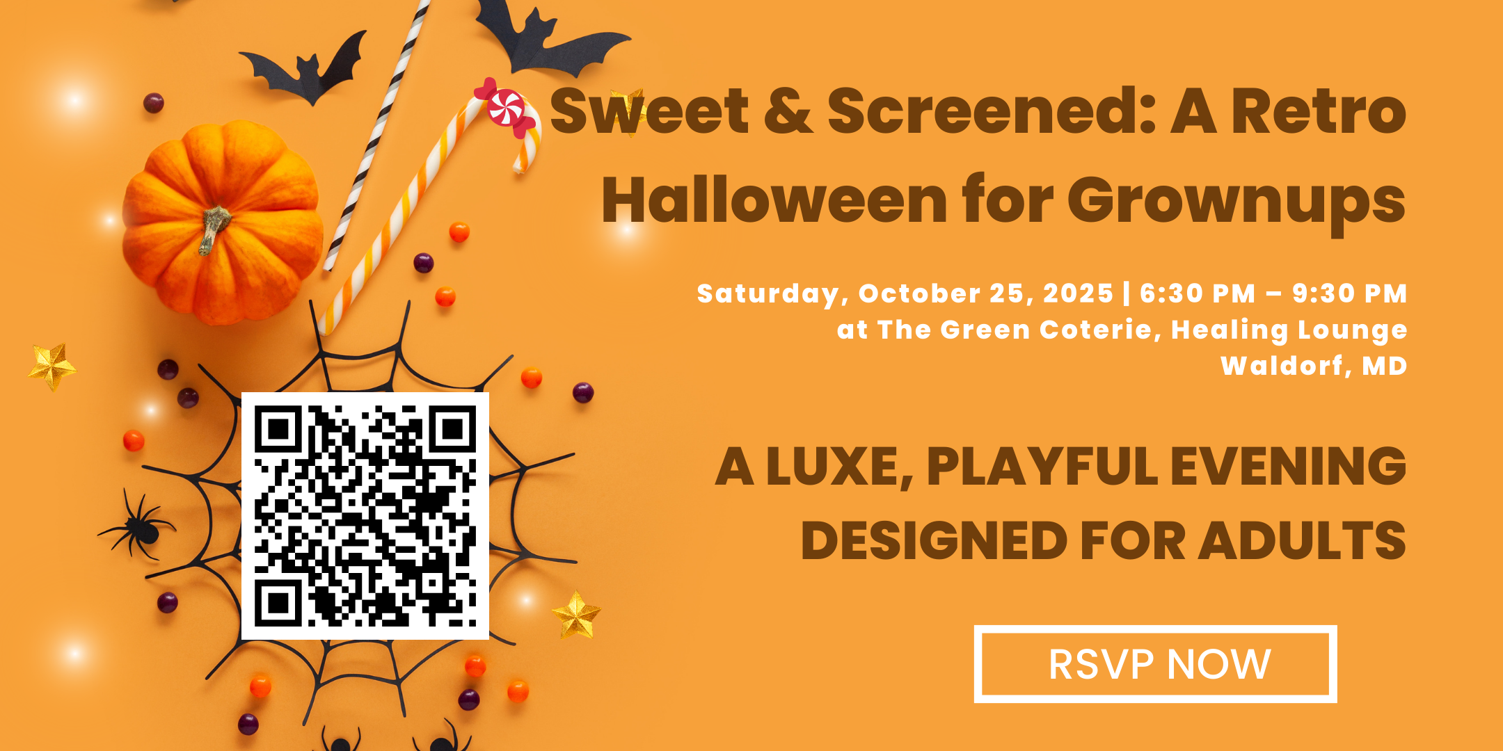 Sweet & Screened: A Retro Halloween for Grownups