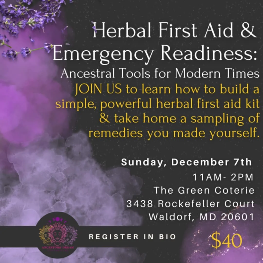Herbal First Aid Kit and Emergency Preparedness Class