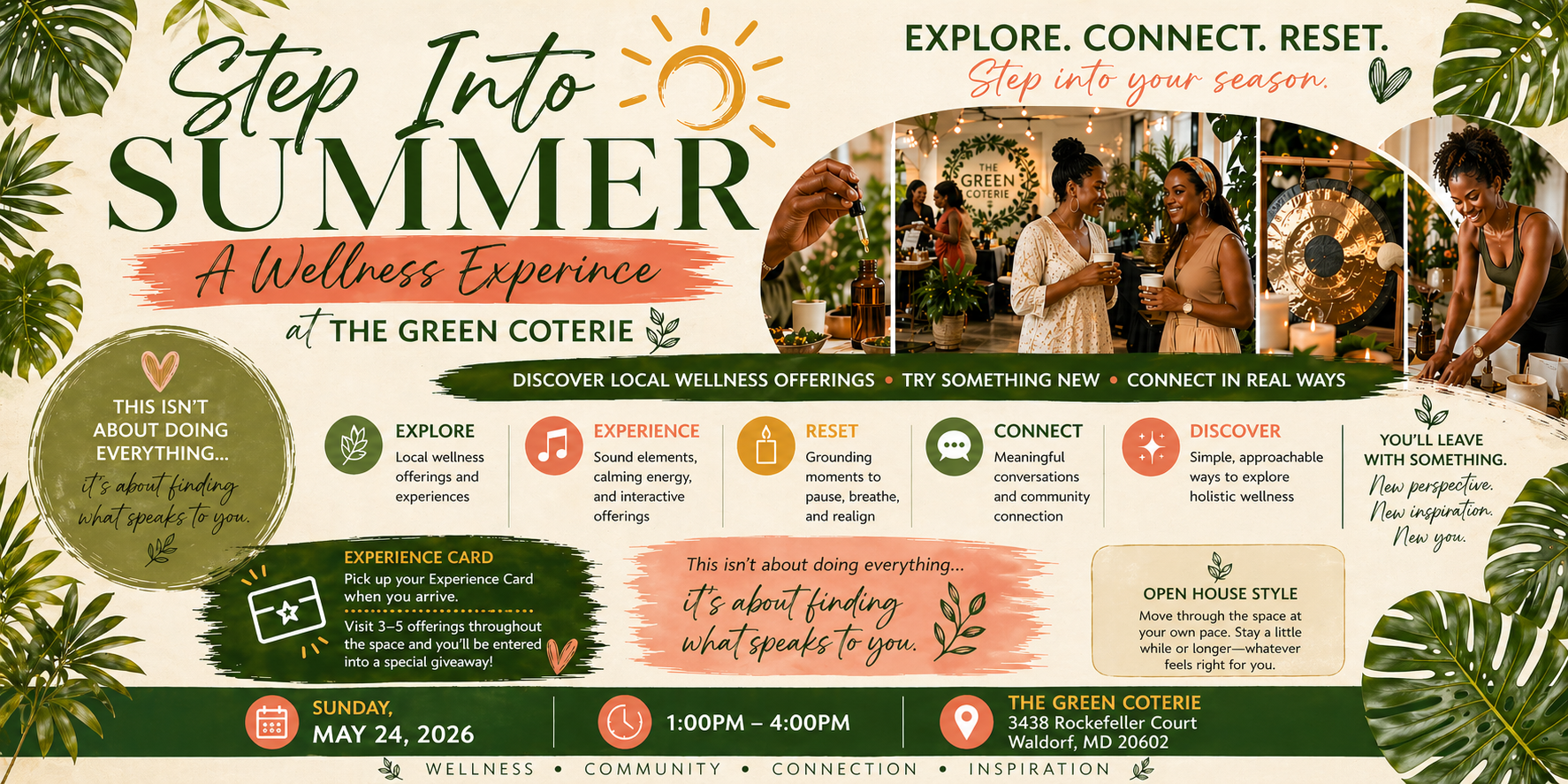 Step Into Summer: A Wellness Experience