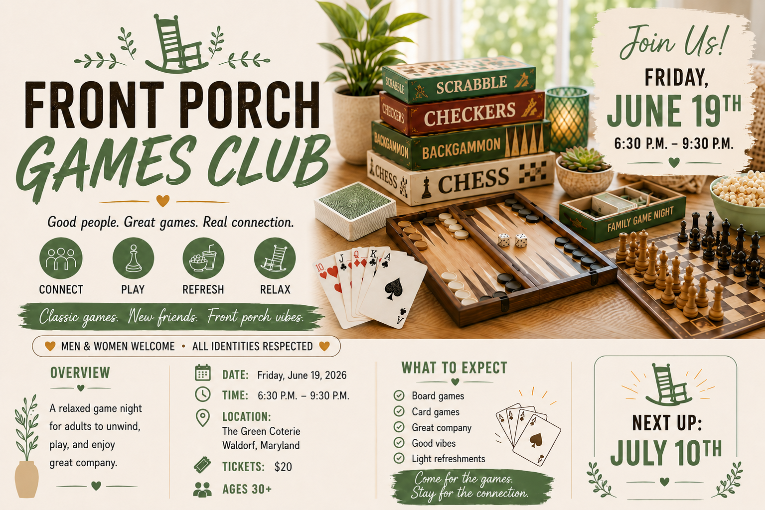 The Front Porch Games Club