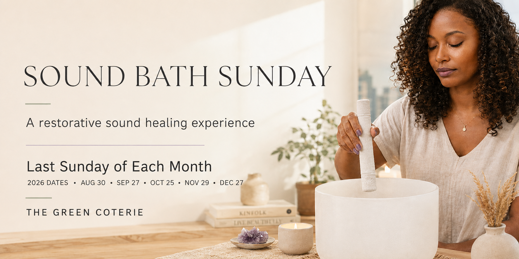 Sound Bath Sunday: A Restorative Sound Healing Experience
