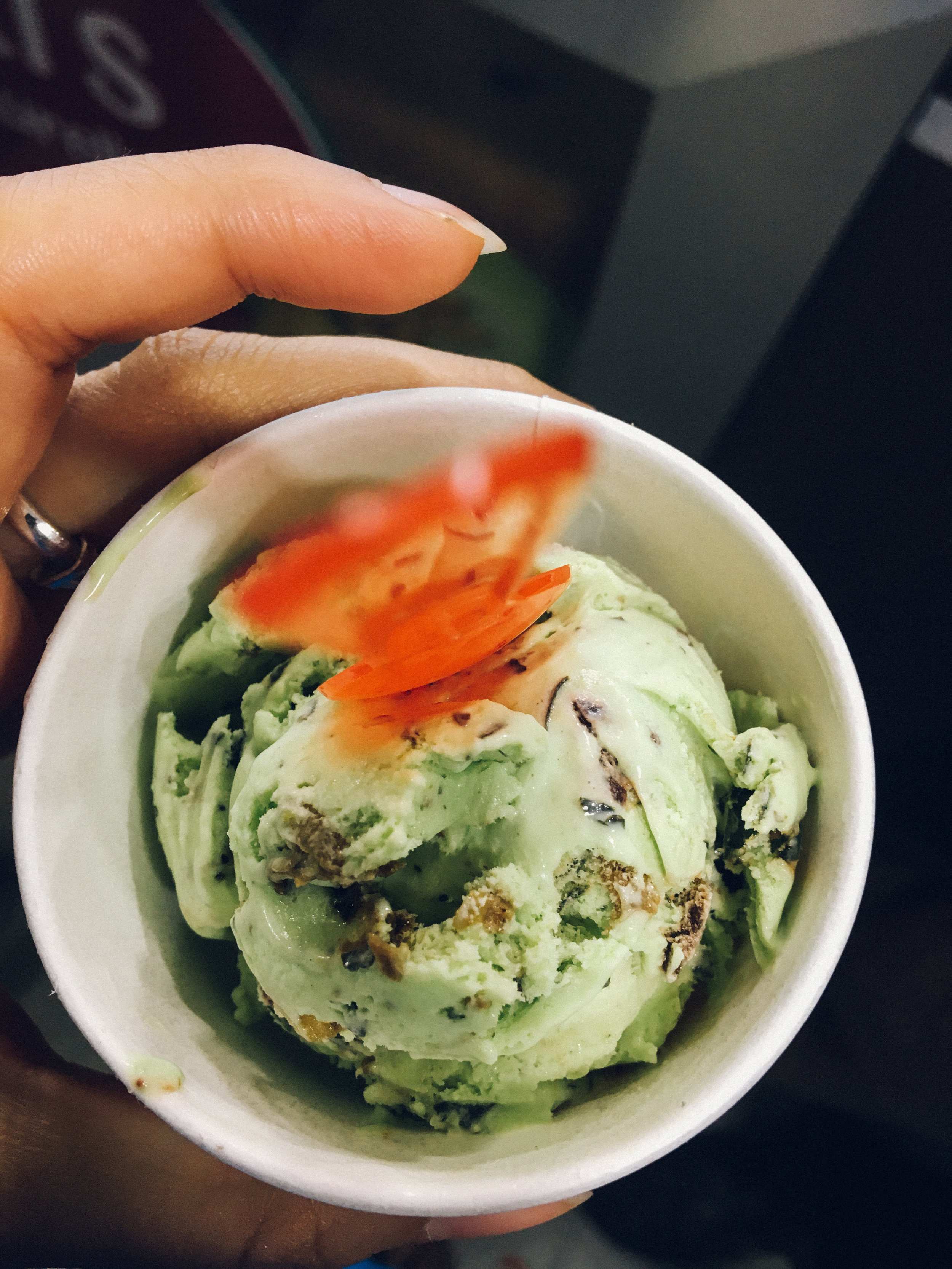  The best new discovery - paan ice cream!&nbsp; 